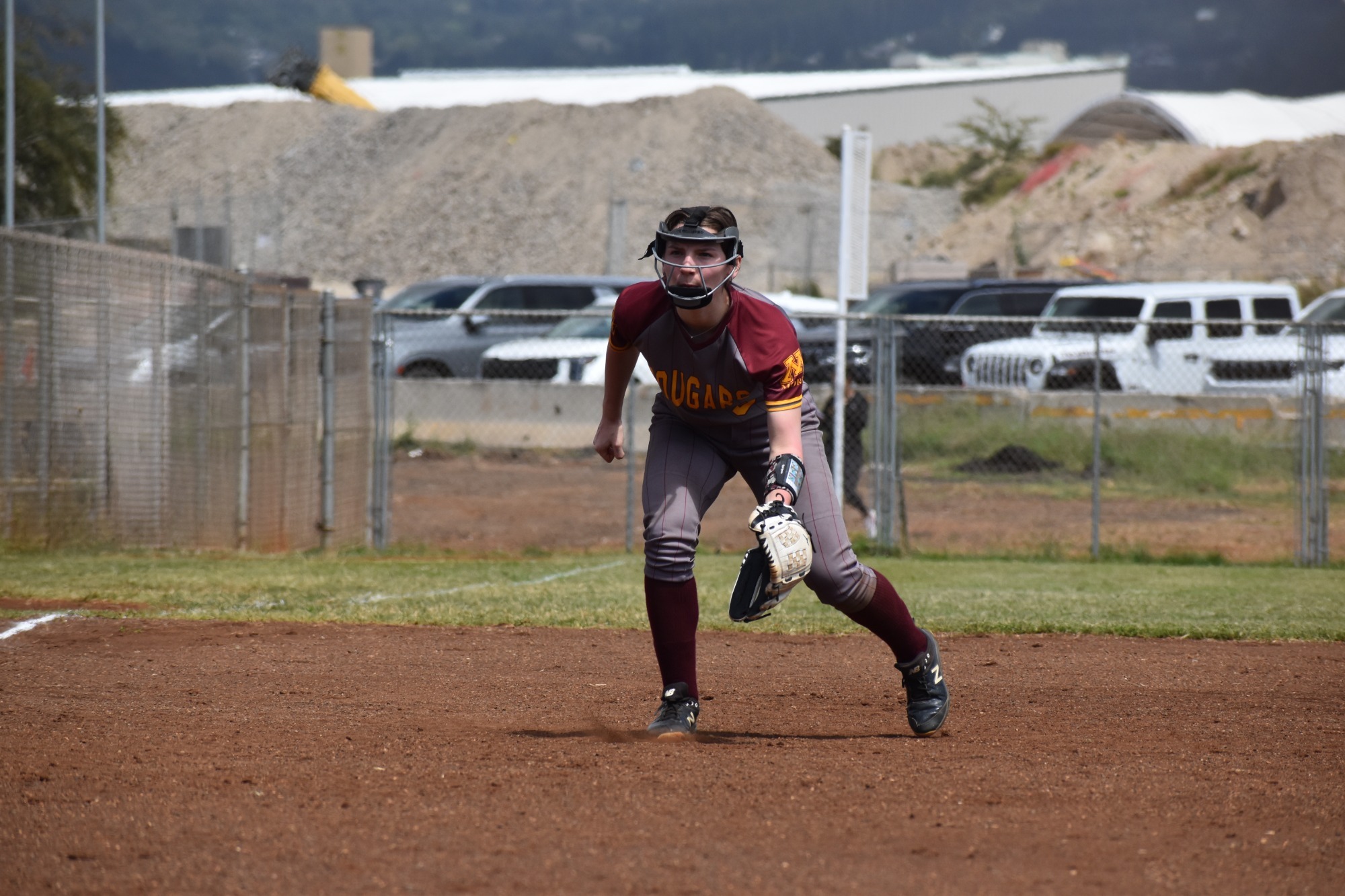 Cougar Softball Action Shot