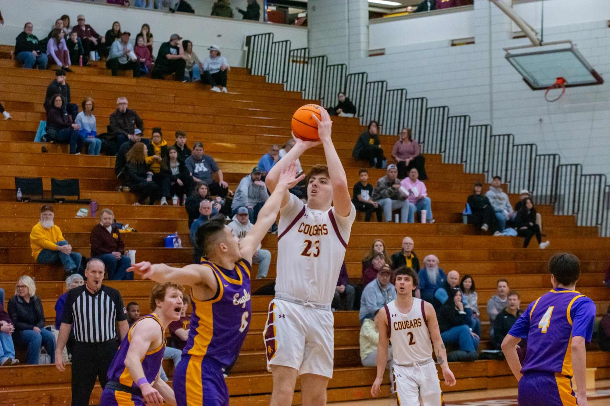 Fish - Action shot - Men's Basketball vs Northwestern- 2/7/2026