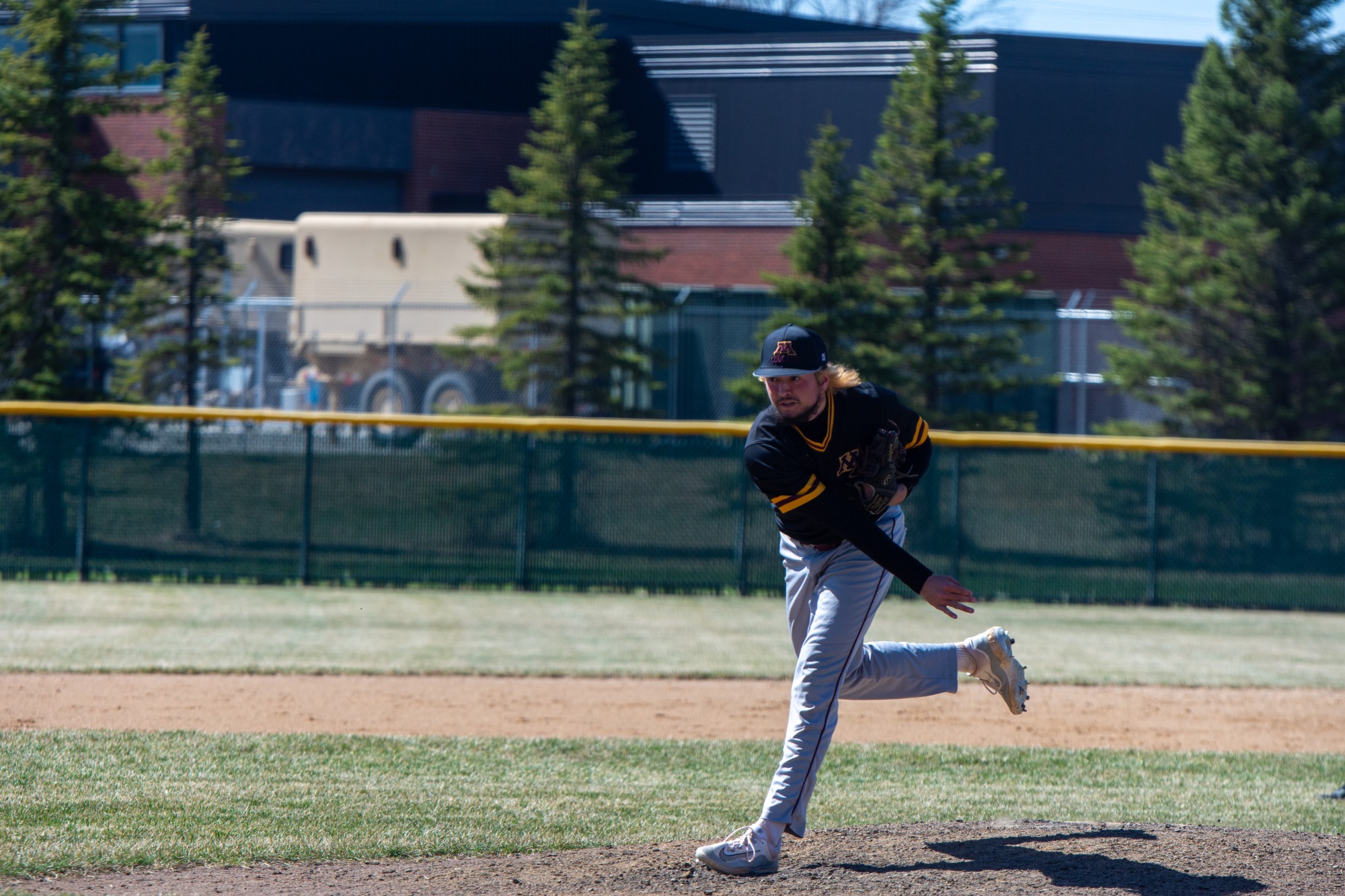 Godfrey - Action Shot - Baseball vs Martin Luther 4/16