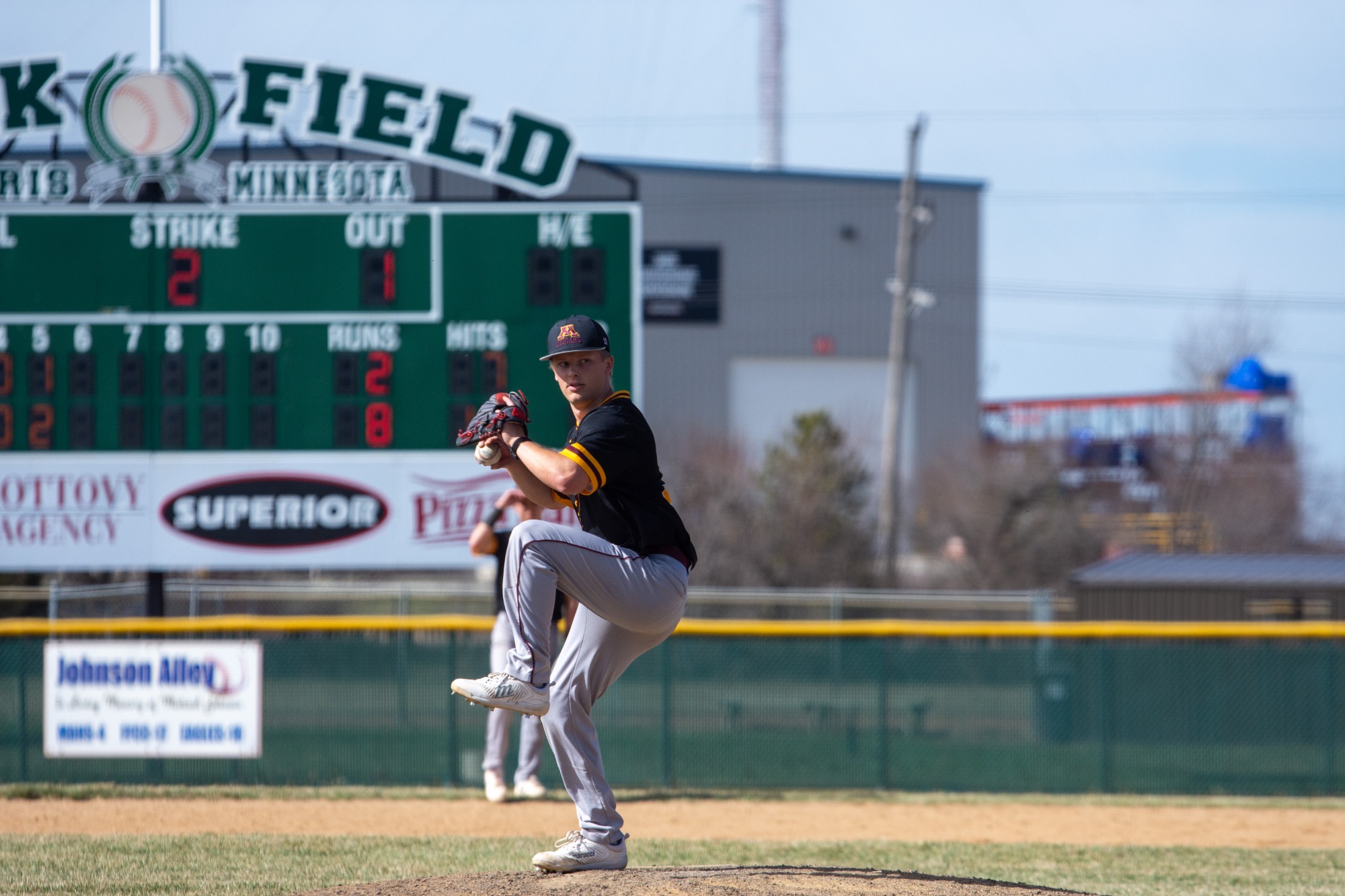 Bark - Action Shot - Baseball vs Martin Luther 4/16