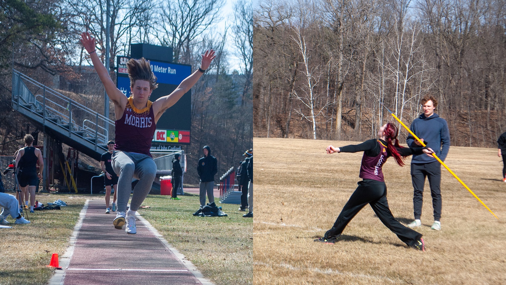 Noah Johnson Long Jump Natalie Enright Javelin 