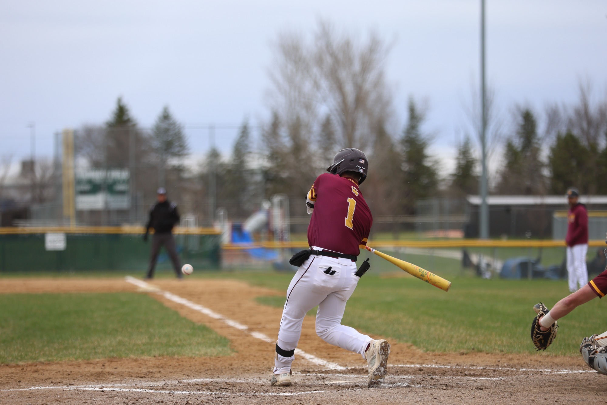 Bradie Black - Action Shot- Baseball vs Concordia College
