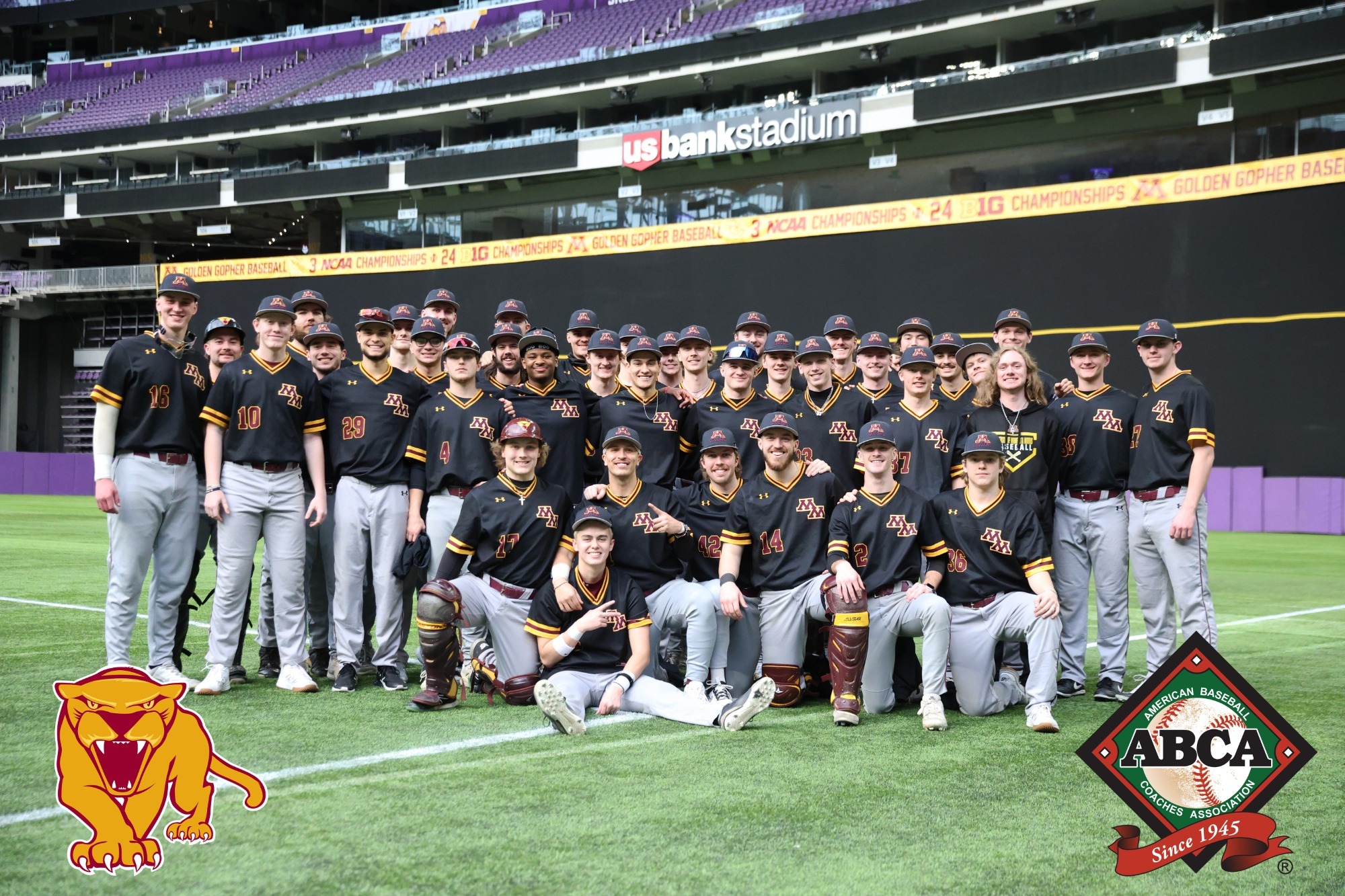 2026 Cougar Baseball Team ABCA American Baseball Coaches Association 