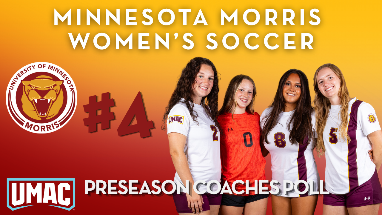 Minnesota Morris Women's Soccer #4 UMAC Preseason Coaches Poll
