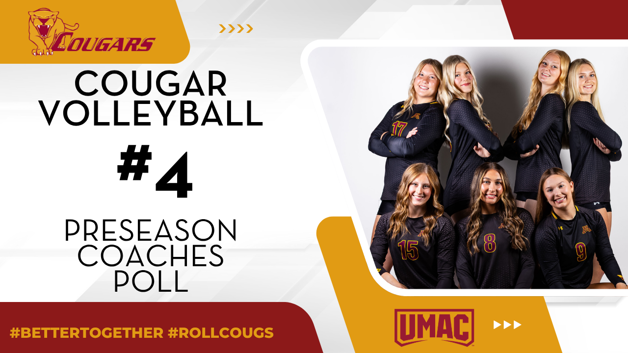Cougar Volleyball #4 Preseason Coaches Poll
