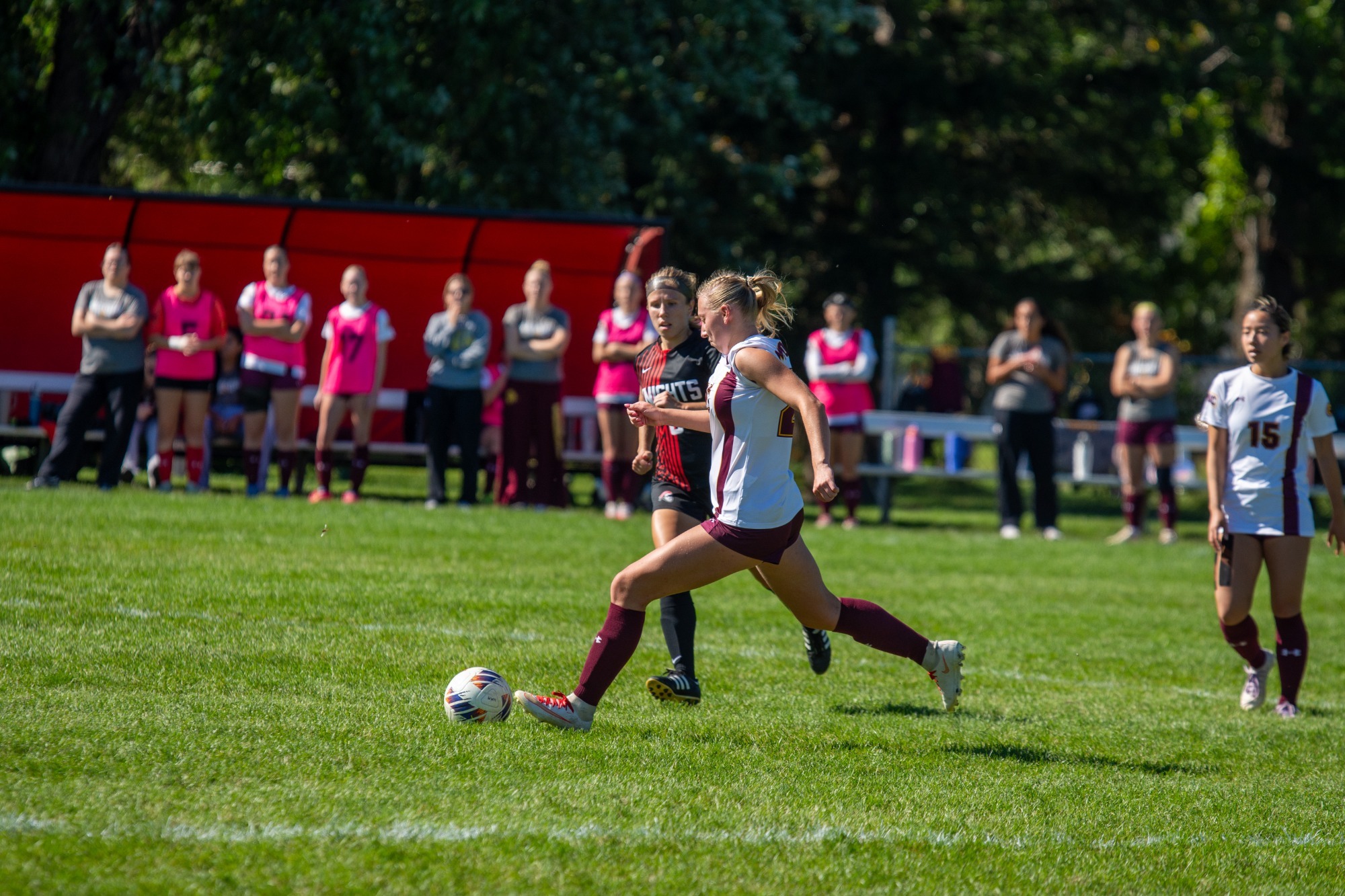 Humphreys - Action Shot - Women's Soccer vs Martin Luther