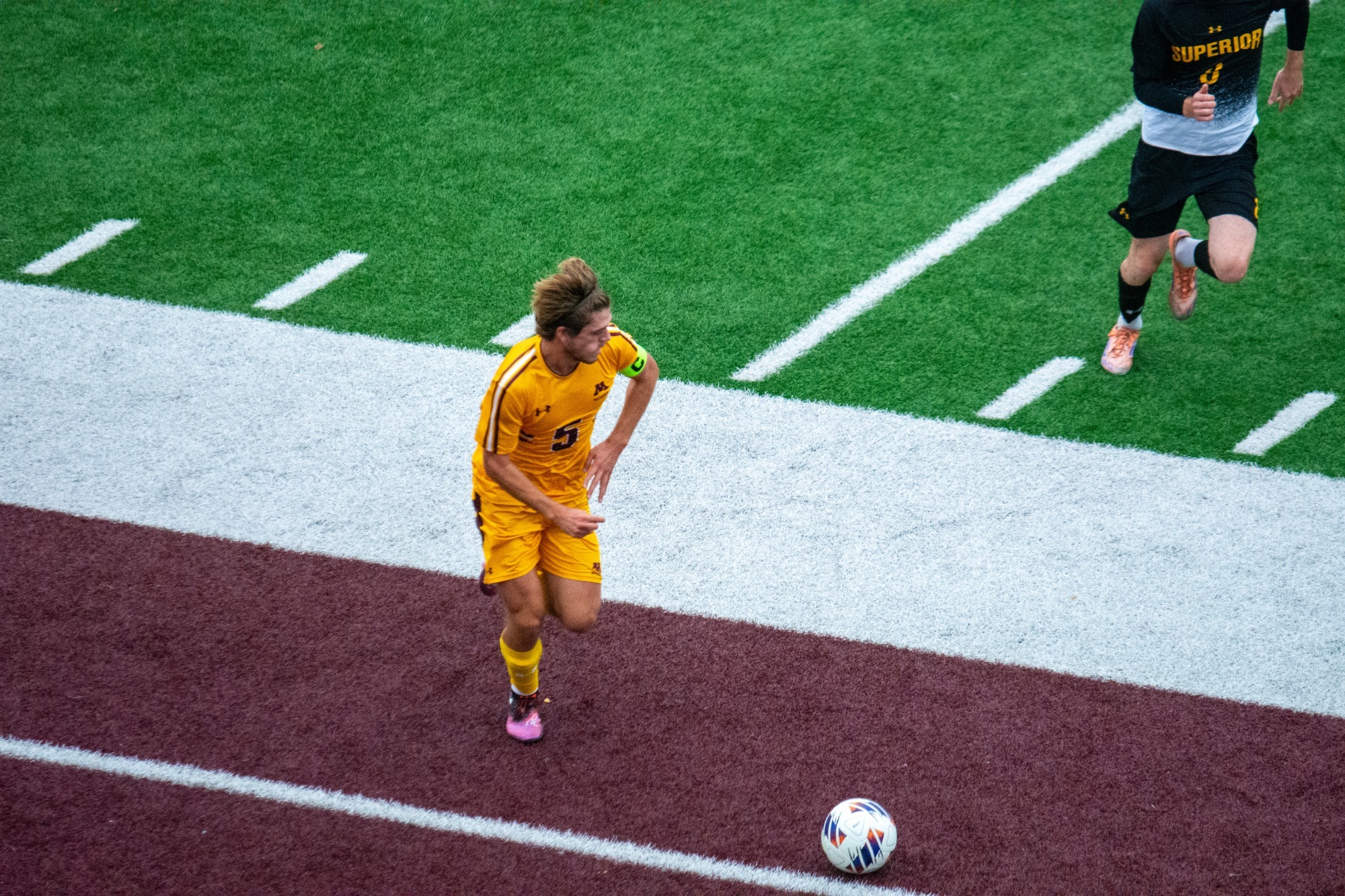 A Zappetta - Action shot - Men's Soccer vs UW-Superior