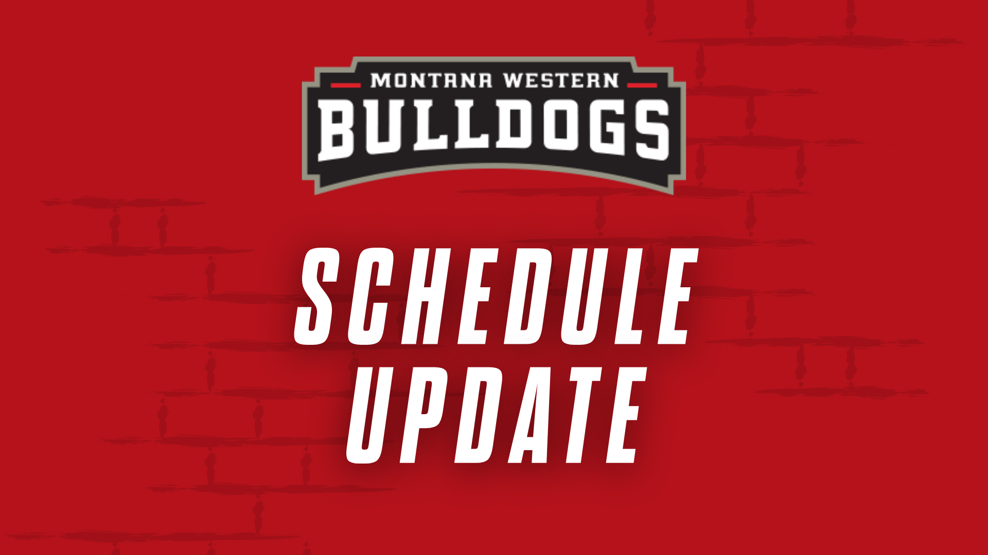 Schedule update graphic