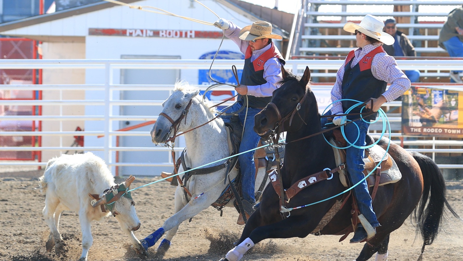 Knutson and Garrison at home rodeo
