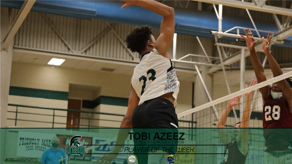 Tobi Azeez 2022 Men's Volleyball University of Mount Olive