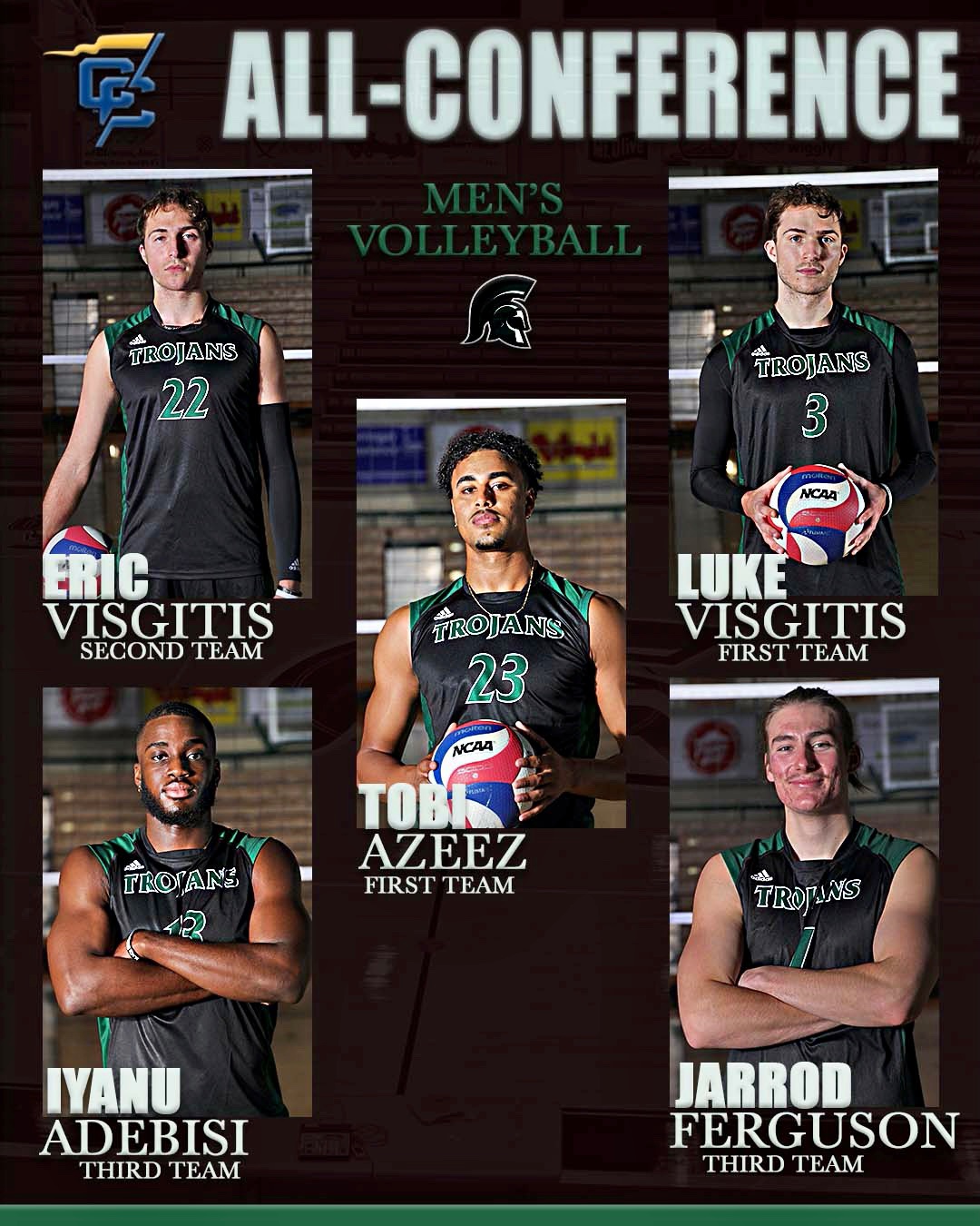 Eric Visgitis 2022 Men's Volleyball University of Mount Olive