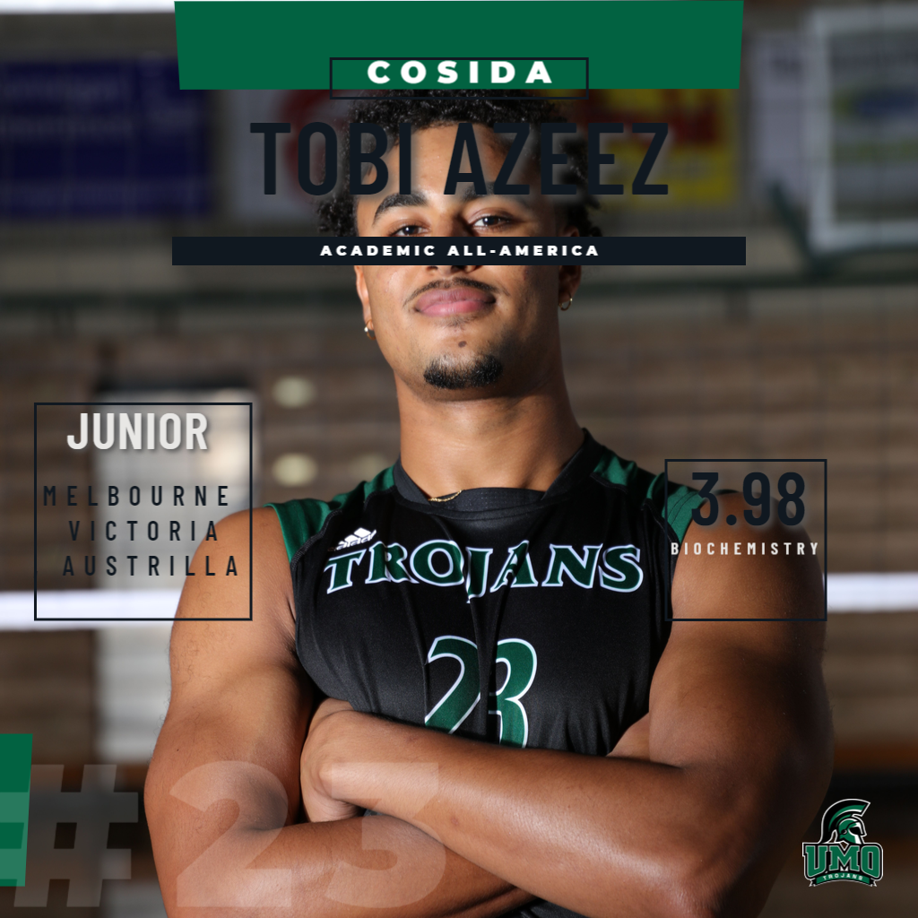 Tobi Azeez Earns CoSIDA Academic AllAmerica Honors University of