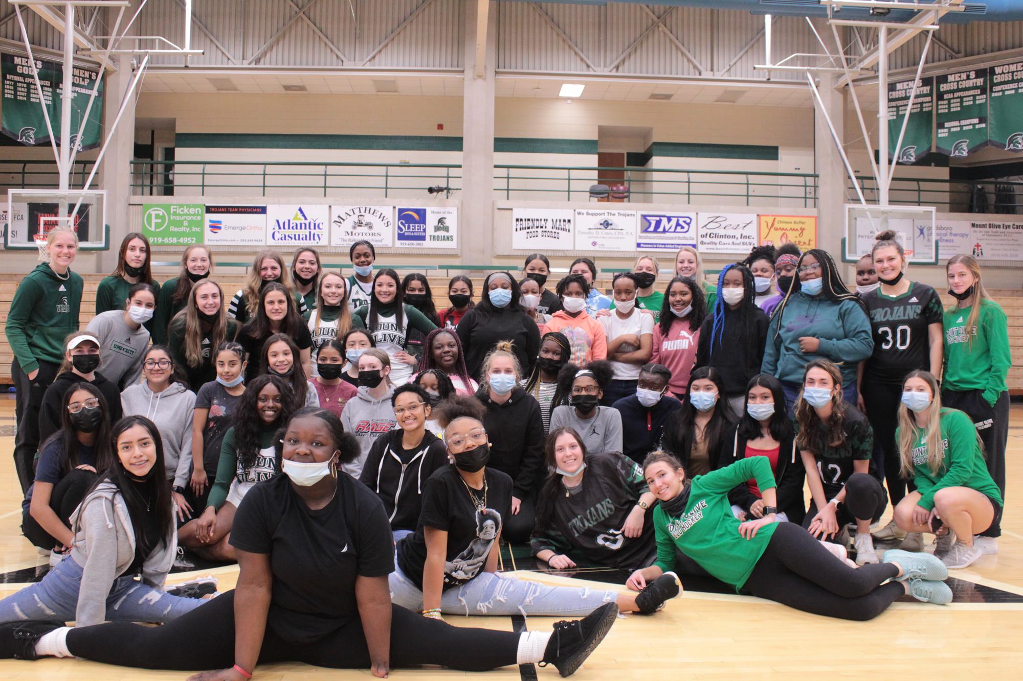 Trojans Host Mount Olive Middle School For National Girls & Women's In