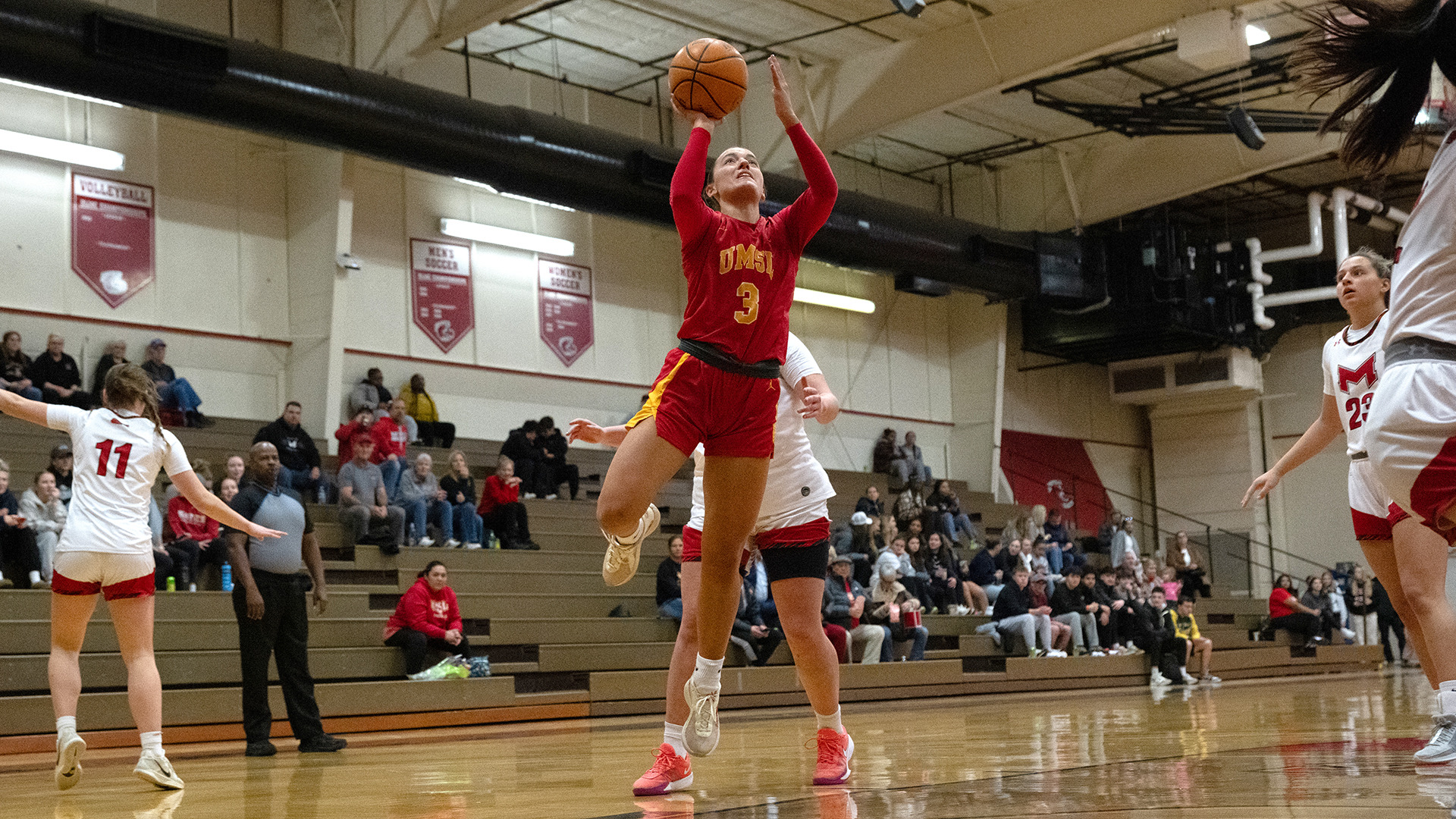 Katie Hamill goes up for a layup in the first half in a game at Maryville on Jan. 23, 2025