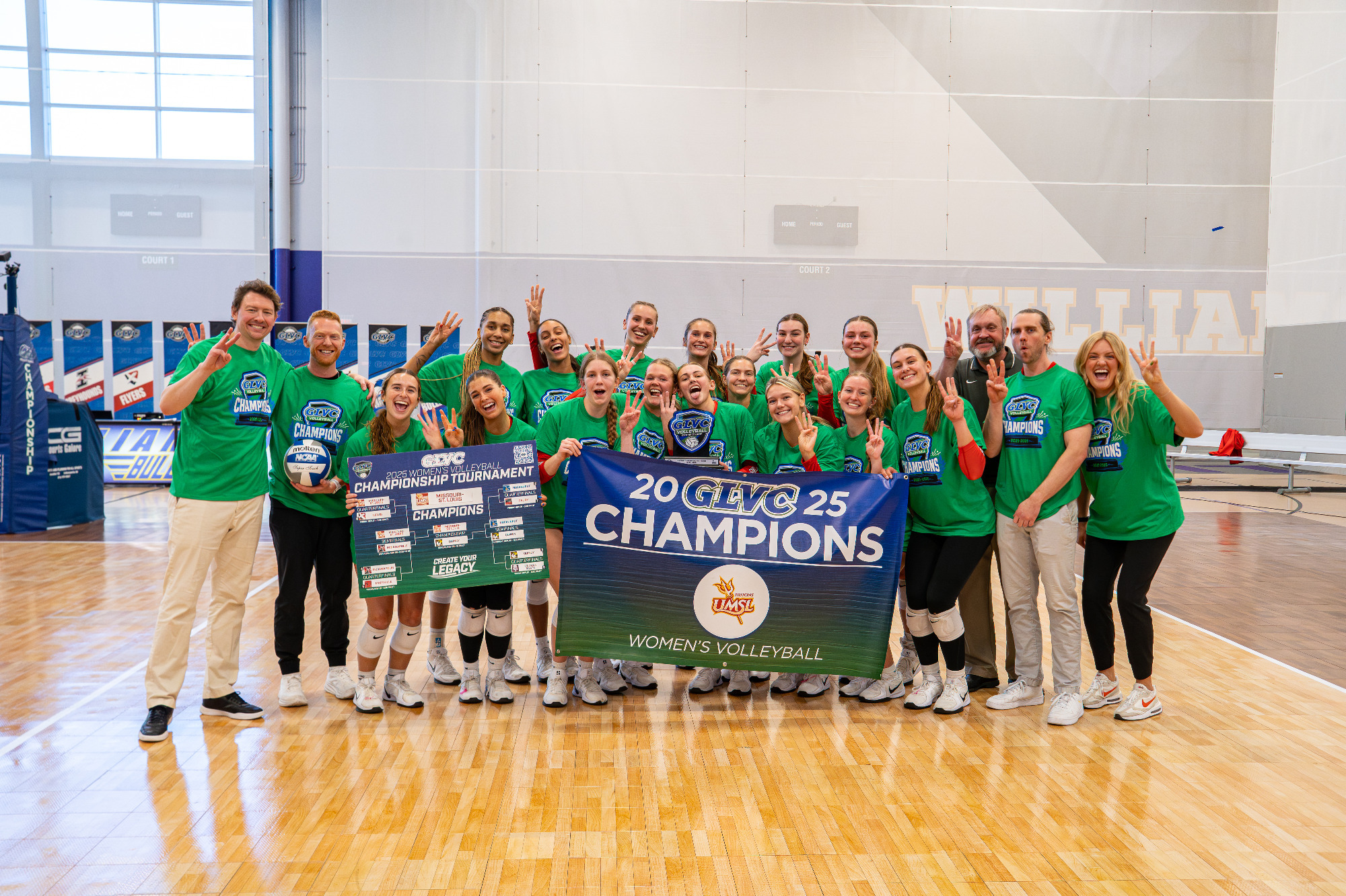 UMSL Volleyball 2025 Great Lakes Valley Conference Champions