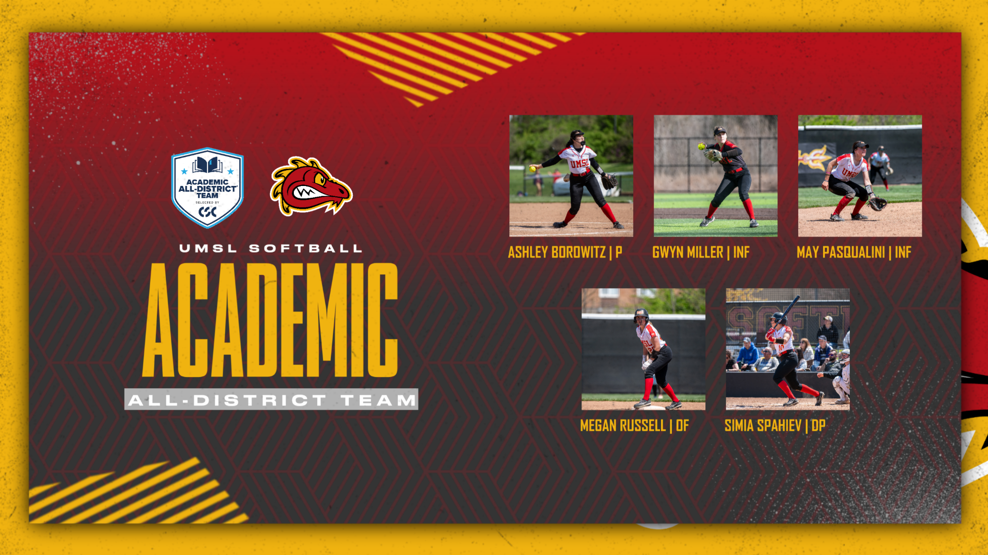 Softball_CSC_Academic All-District