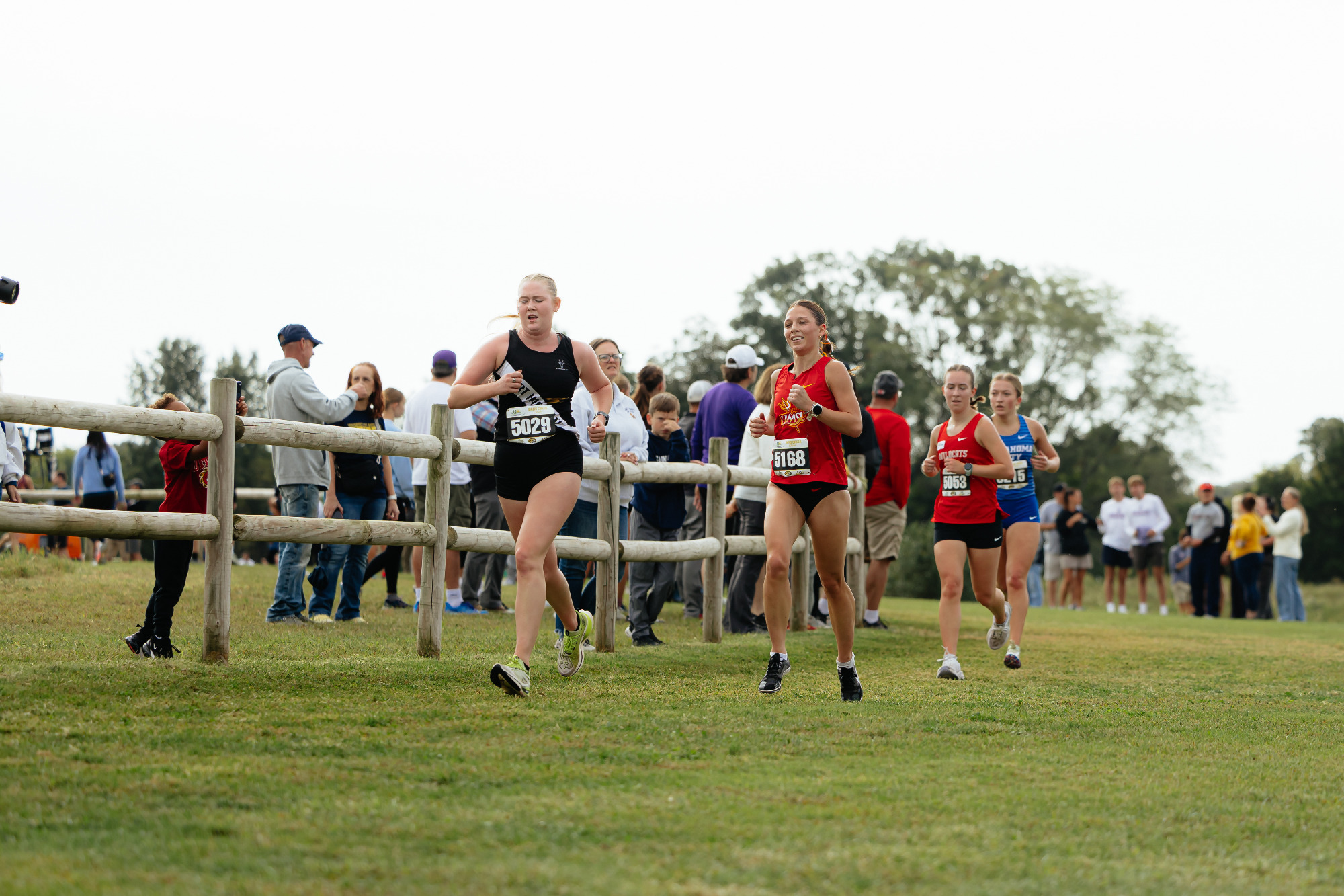 Kali Walker runs in the 6K at the Gans Creek Classic