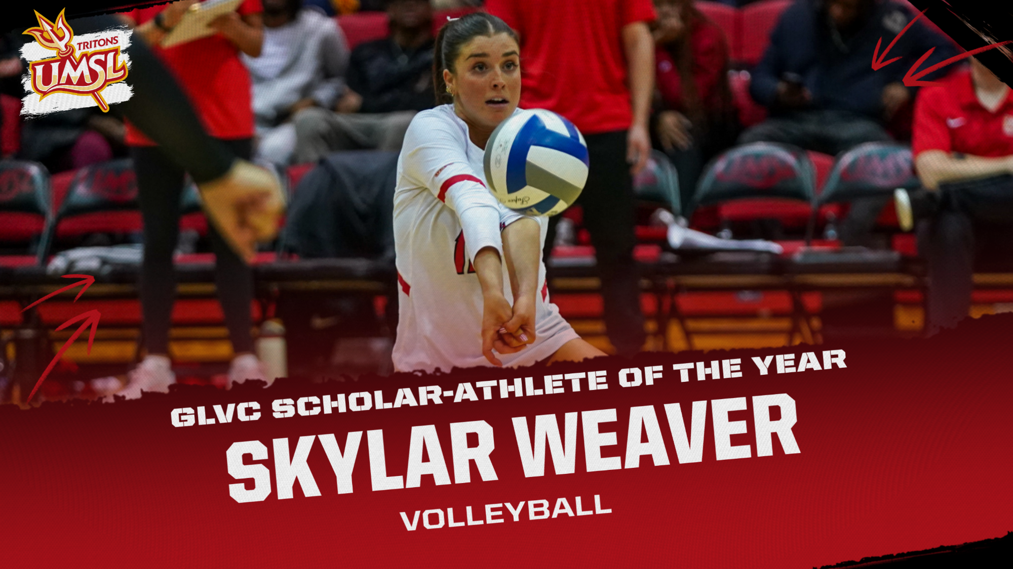 Skylar Weaver named Great Lakes Valley Conference Scholar-Athlete of the Year for volleyball