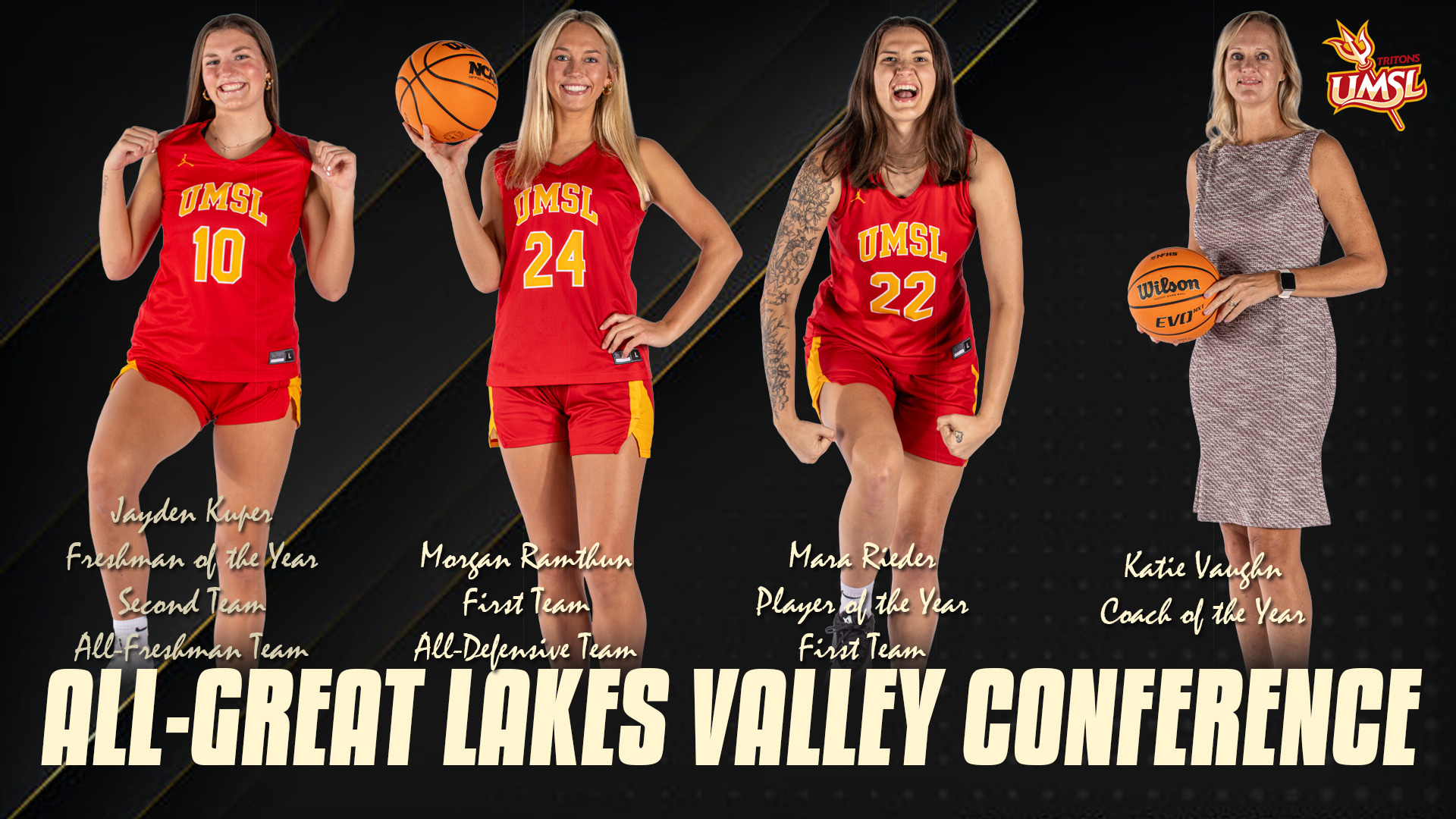 2025-26 UMSL Women's Basketball All-GLVC Selections