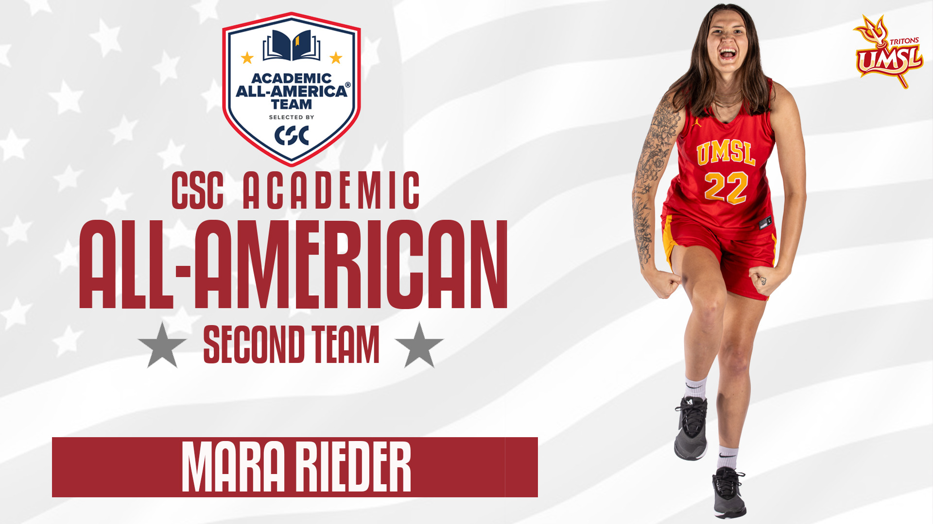 Mara Rieder named to College Sports Communicators Women's Basketball Academic All-America team
