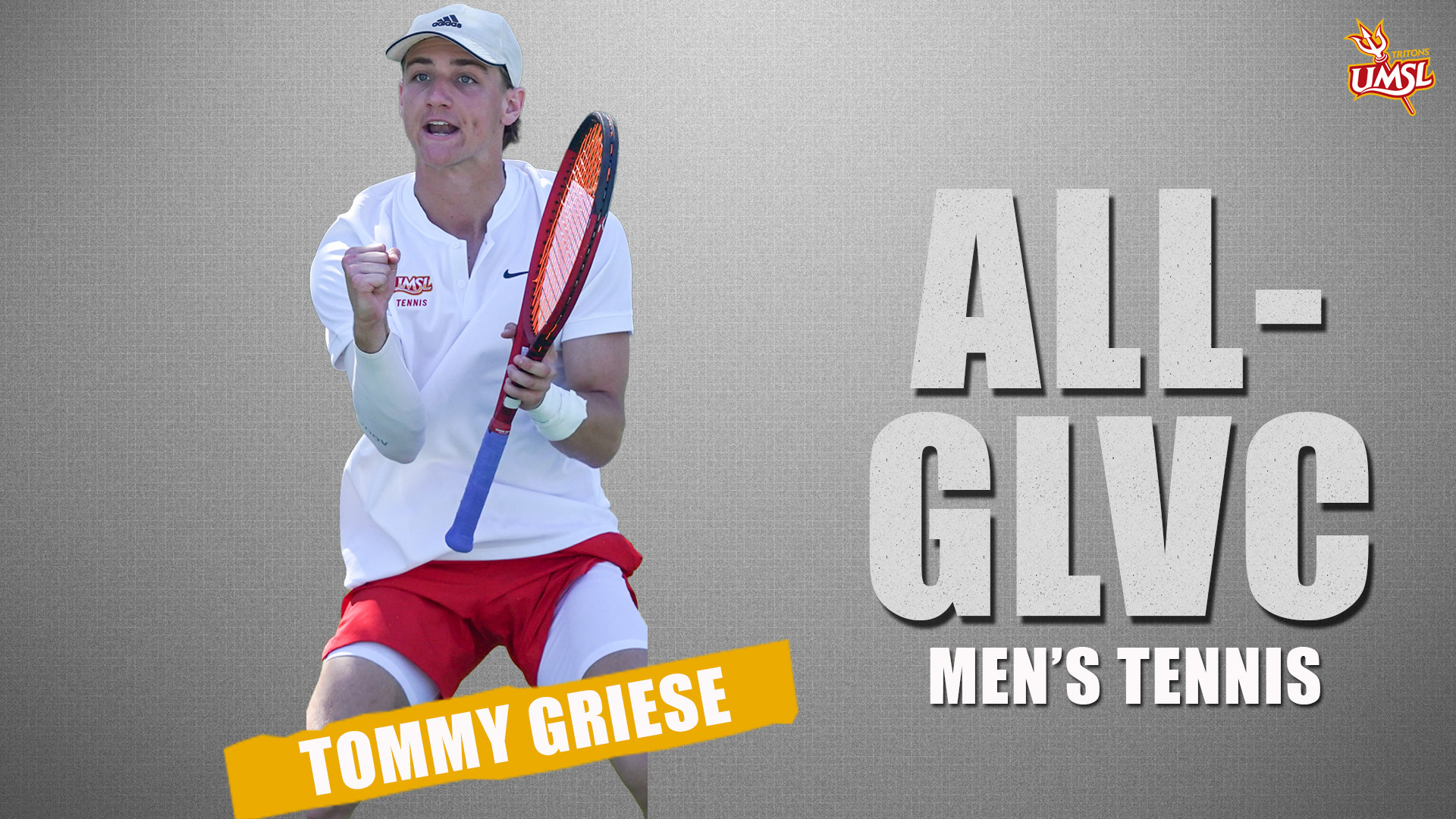 Tommy Griese named to All-Great Lakes Valley Conference men's tennis team