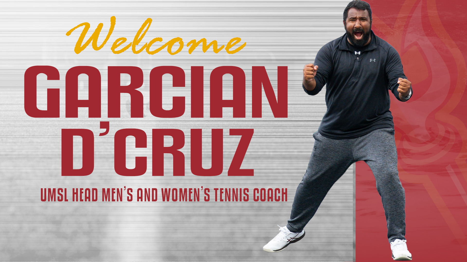 Garcian D'Cruz named UMSL head men's and women's tennis coach