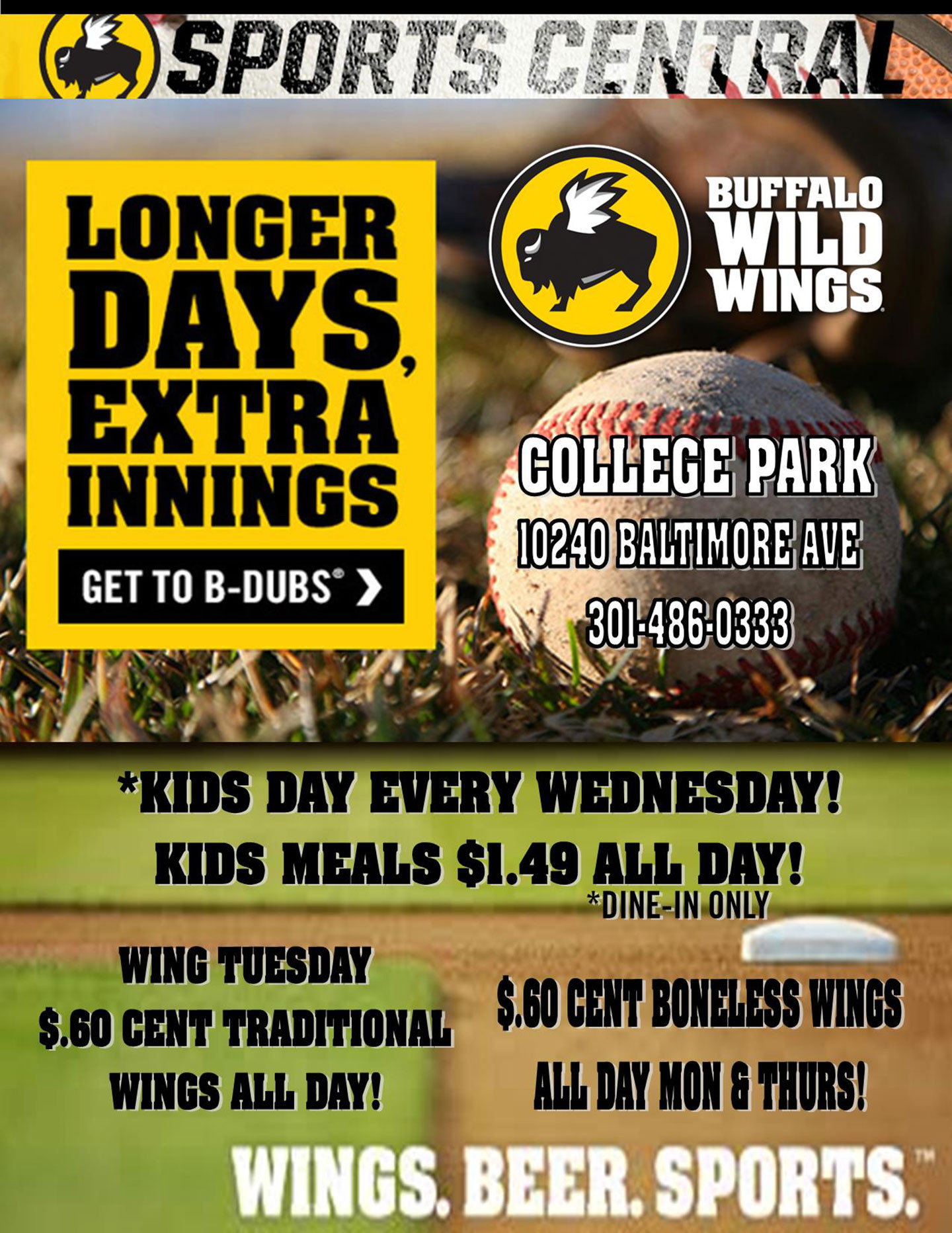 Buffalo Wild Wings April Specials