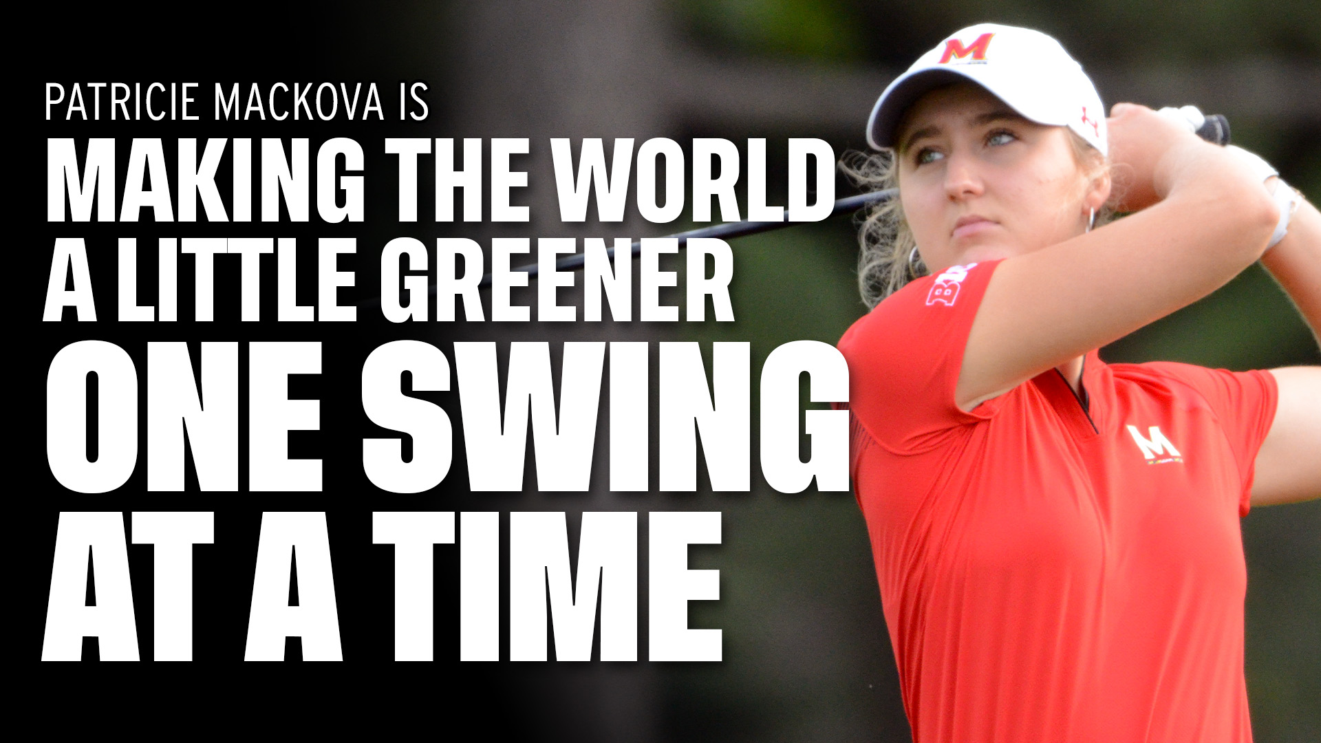 Patricie Mackova is making the world a little greener one swing at a time