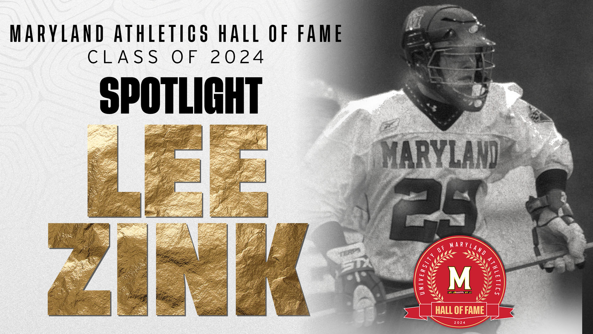 2024 Maryland Athletics Hall of Fame Spotlight: Lee Zink