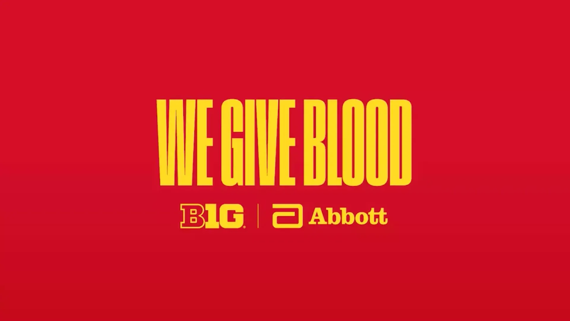 Abbot and Big Ten We Give Blood