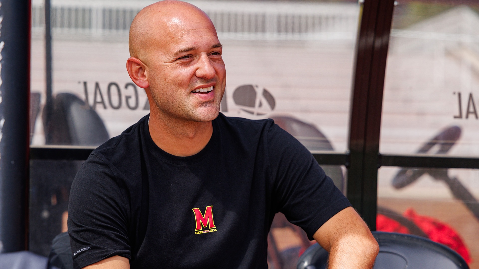 Head Coach of Women's Soccer Michael Marchiano Smiling