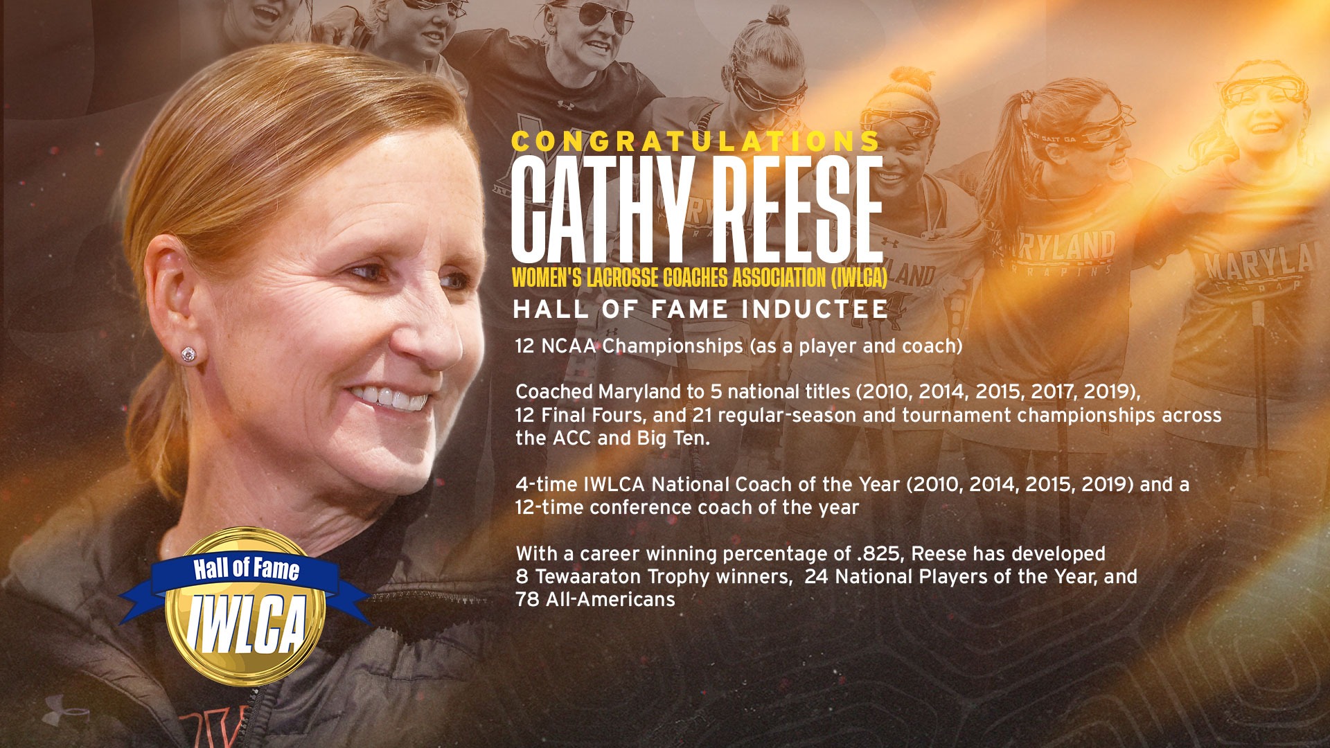 Cathy Reese Hall of Fame Inducted 