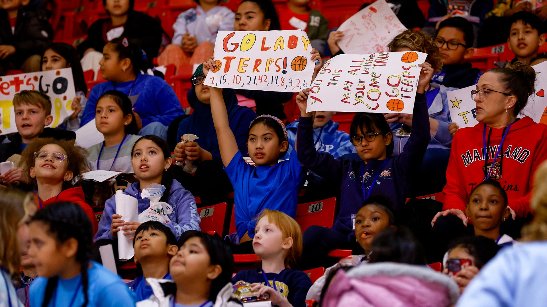 Fans at field trip day 2024