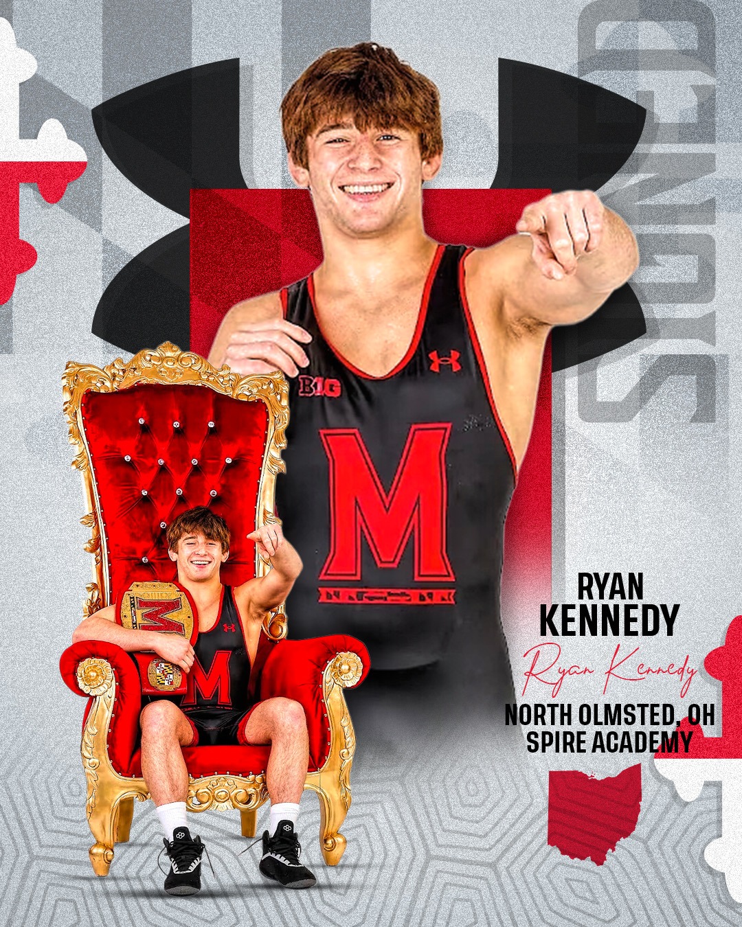 Garrett Reece Signing Day Graphic