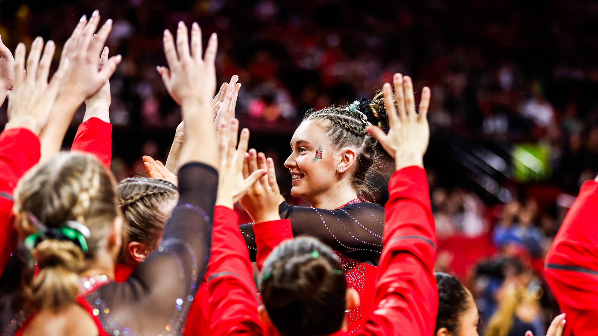 Gymnastics meet photo