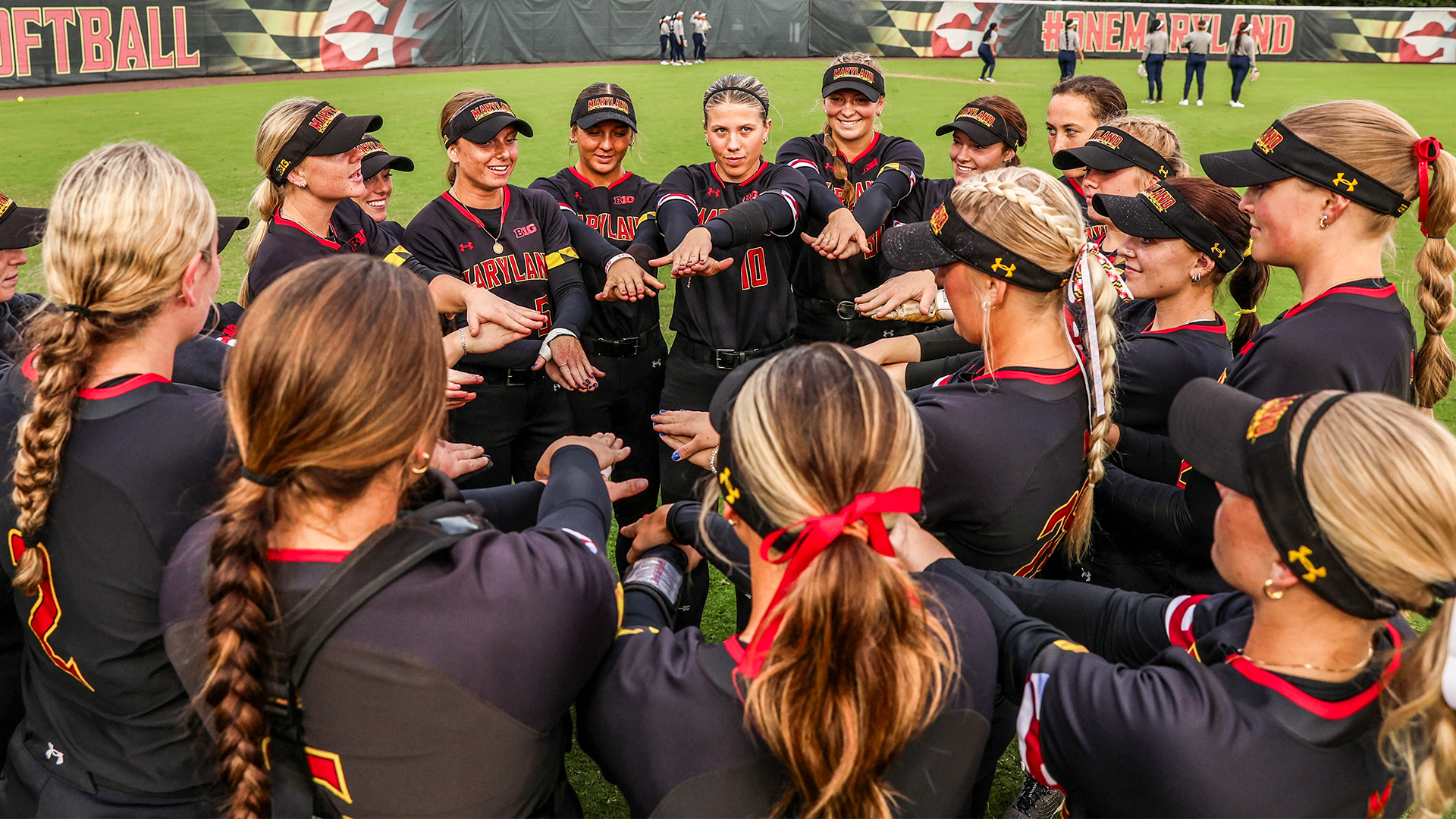 Softball Team Huddle