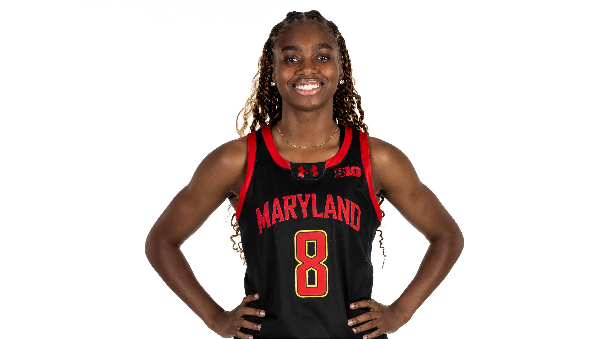 Kyndal Walker posed black uniform