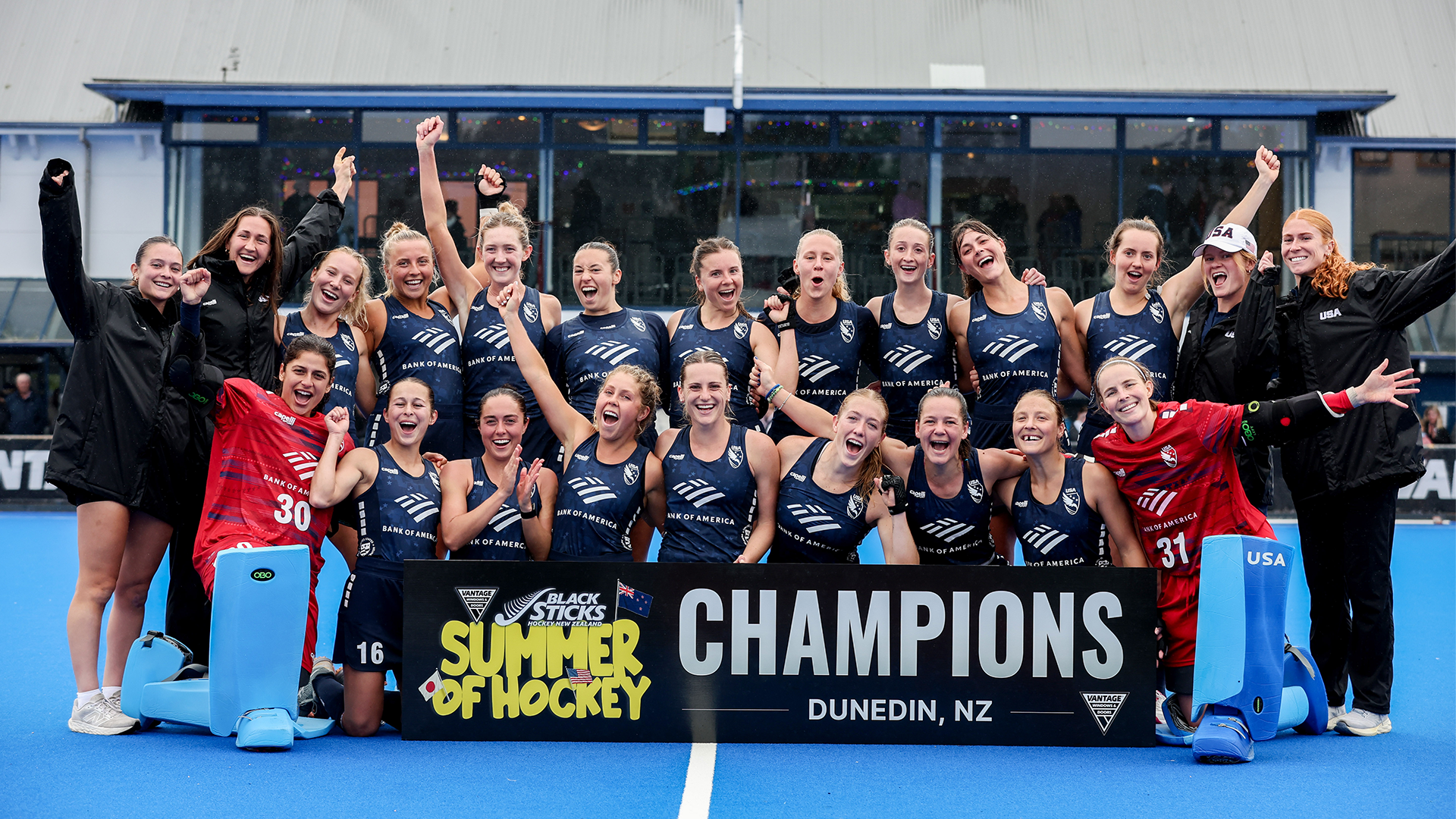 USA Field Hockey Winning 3 Nations Tournament