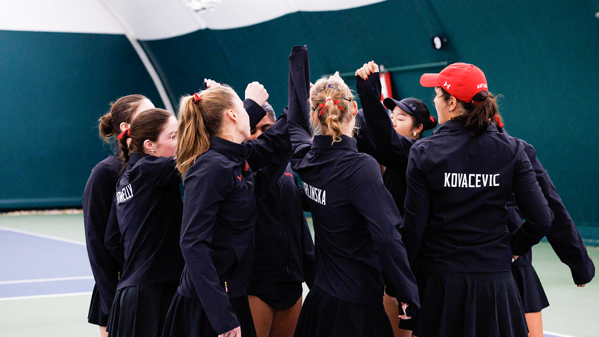 Team Huddle at the JTCC vs. Howard