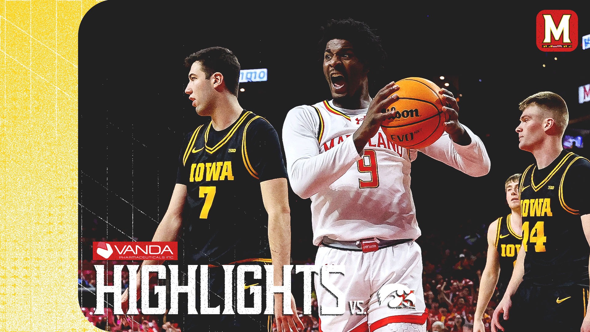 Maryland Men's Basketball Highlights | Iowa