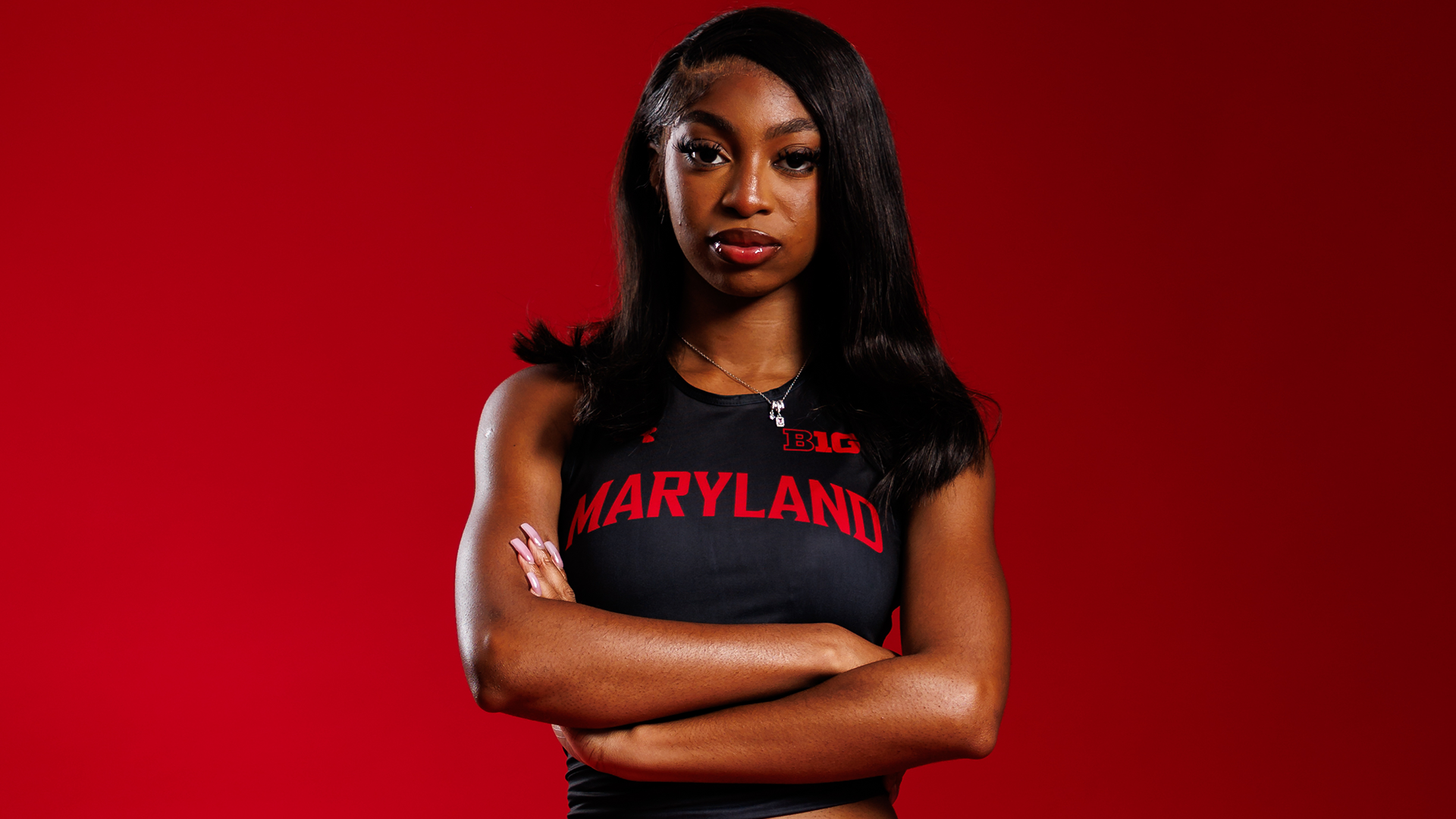 Naaema Robinson poses at content day