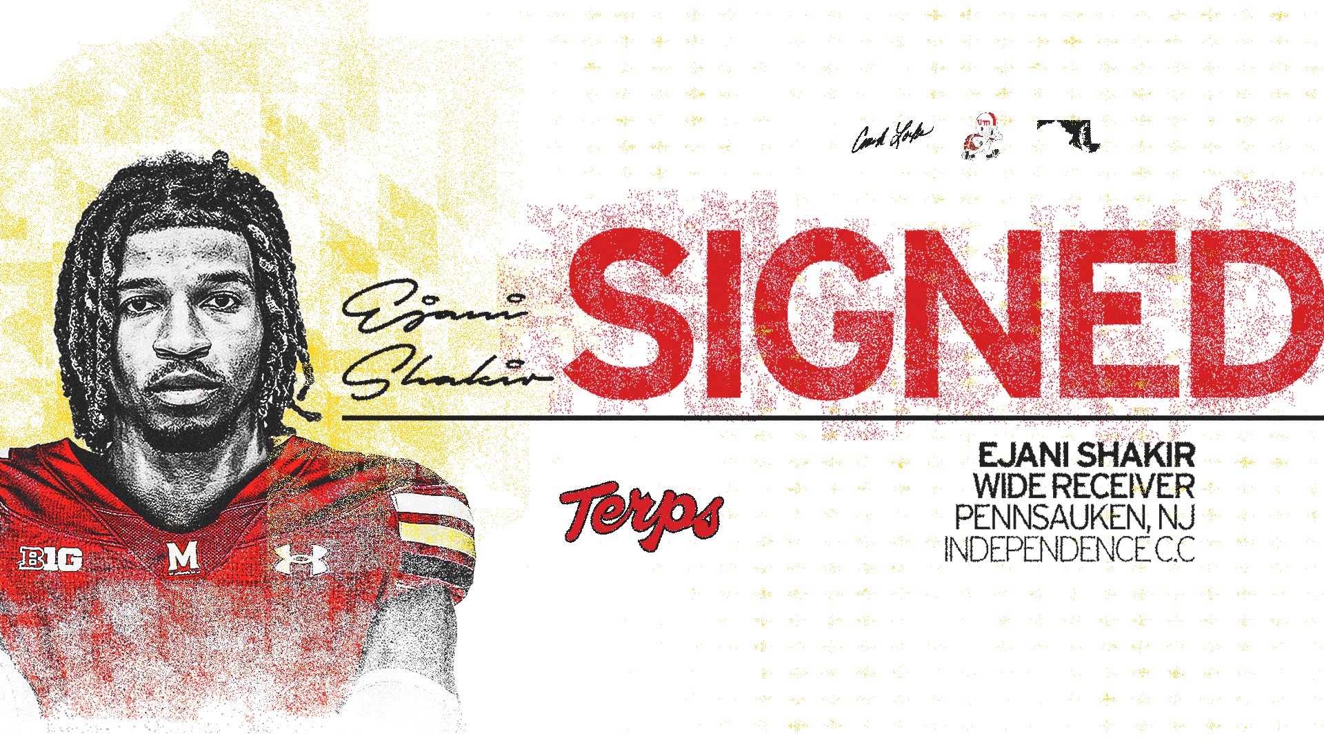 Ejani Shakir signing graphic 2026