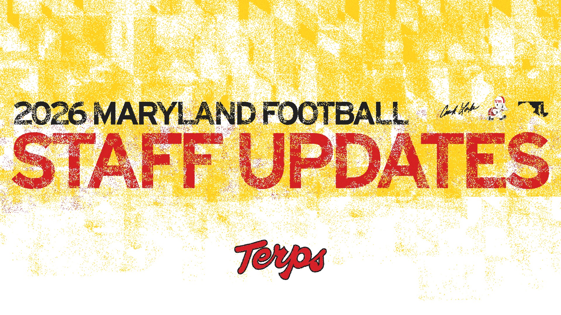 Maryland Football 2026 Football Coaching Staff Update Graphic