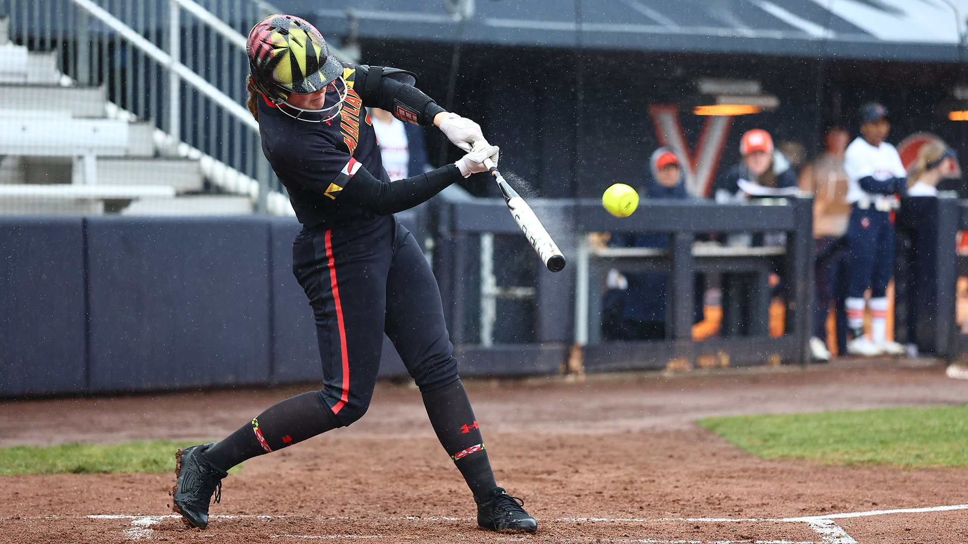 Anna McGowan Slugs Home Run Against Virginia