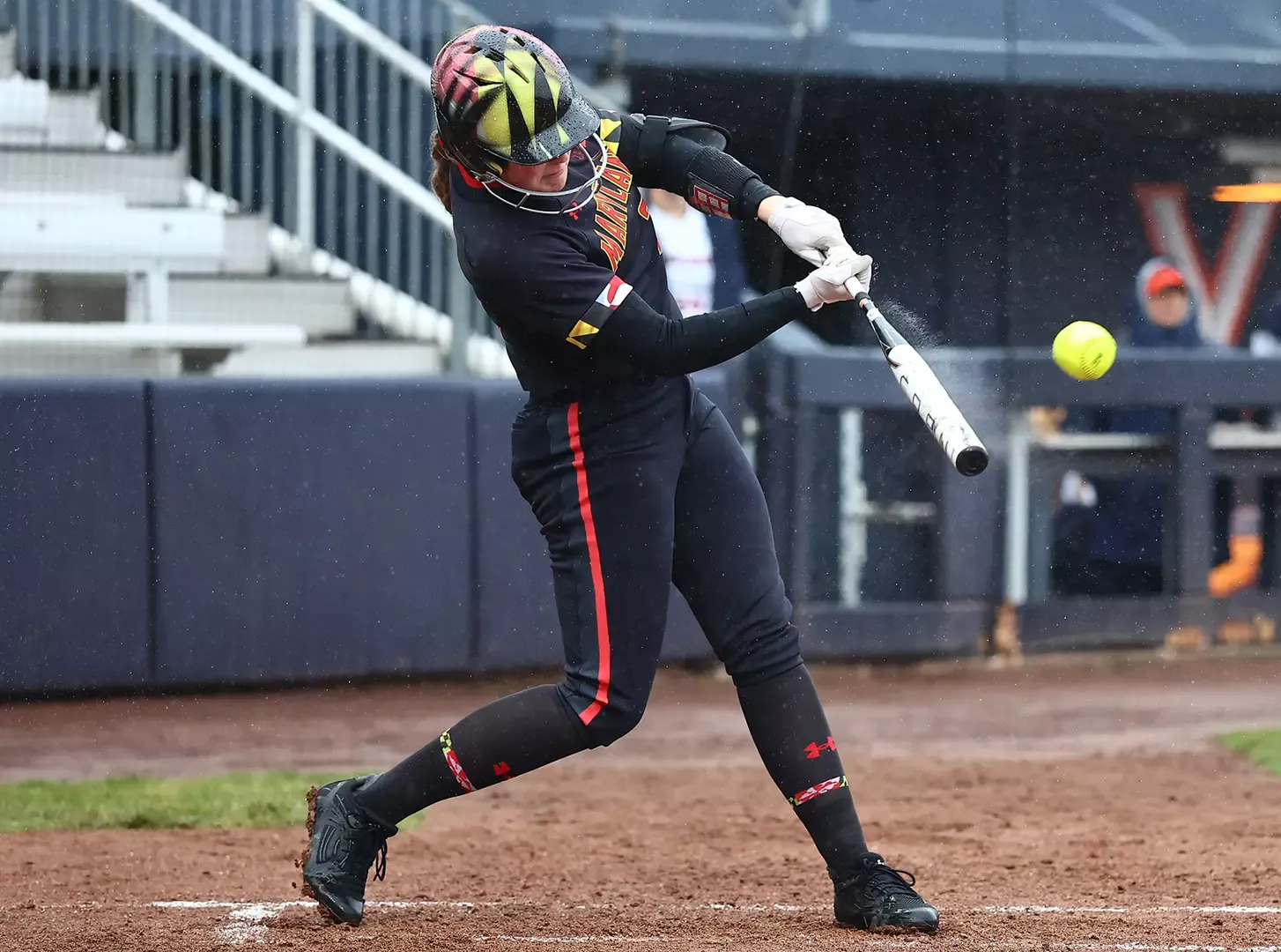 Anna McGowan Slugs Home Run Against Virginia