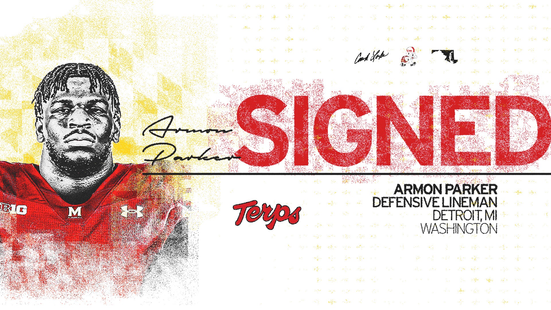 Armon Parker signing graphic