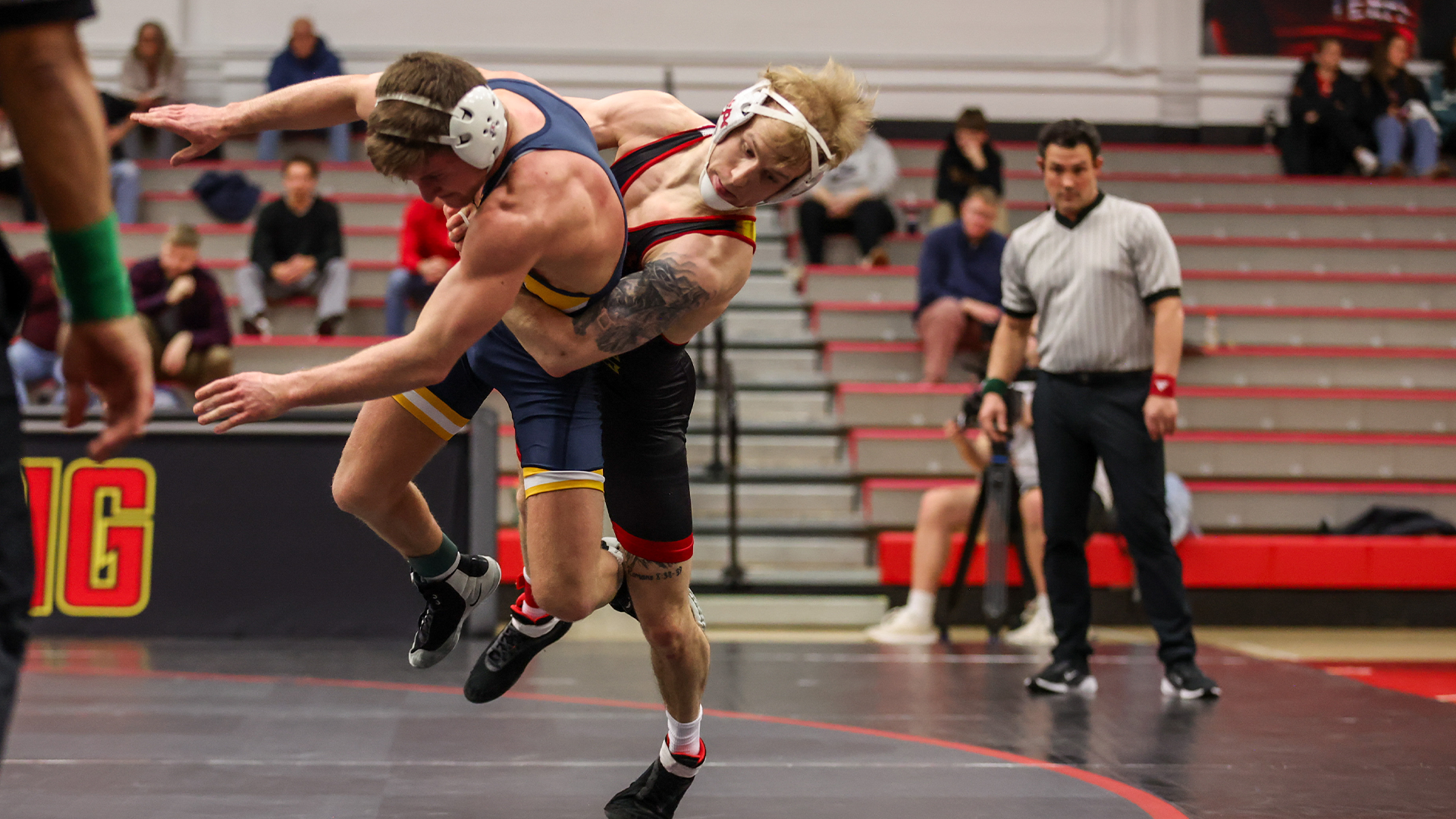 Braxton Brown Takes Down Drexel Wrestler