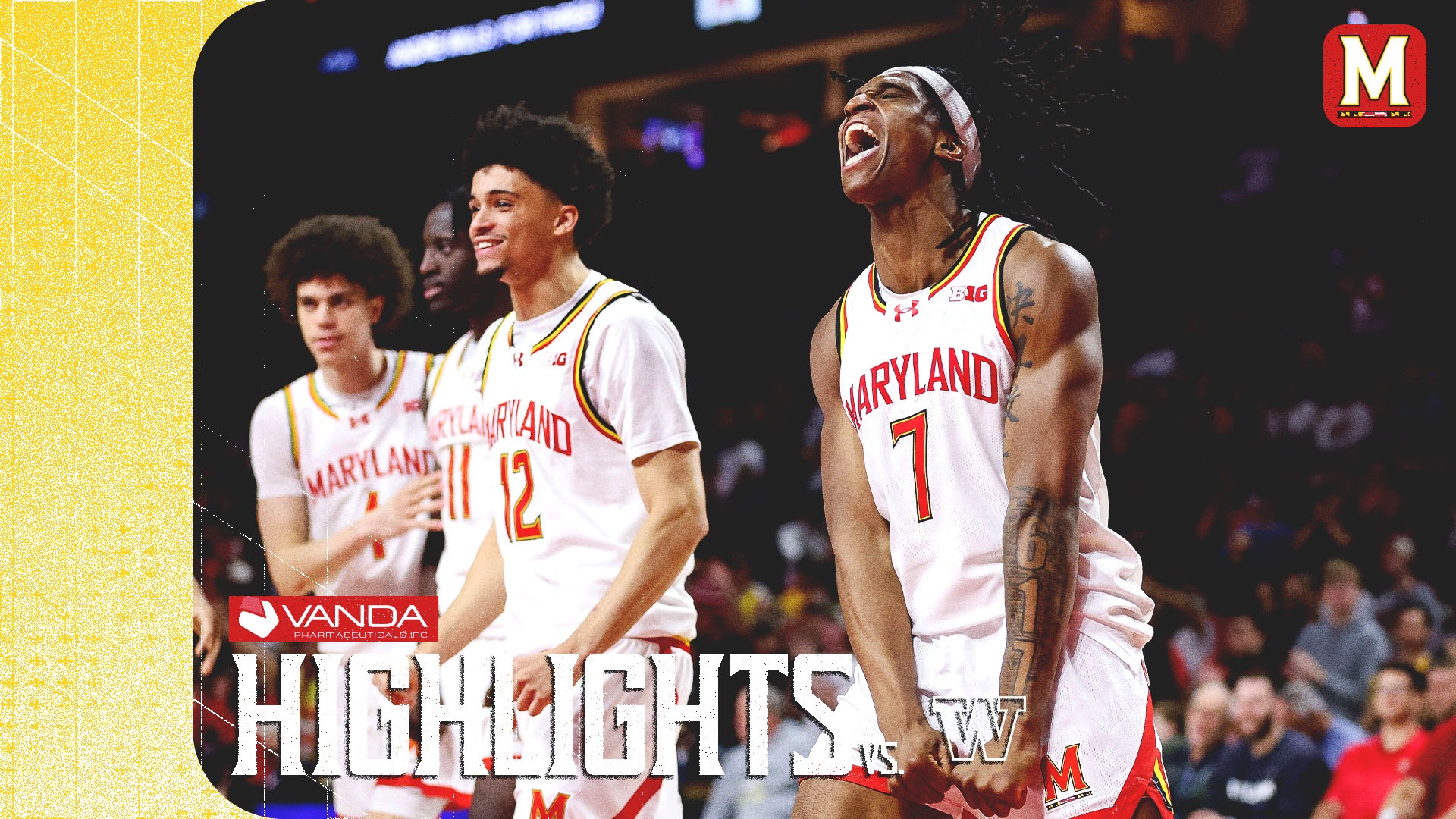 Maryland Men's Basketball Highlights | Washington