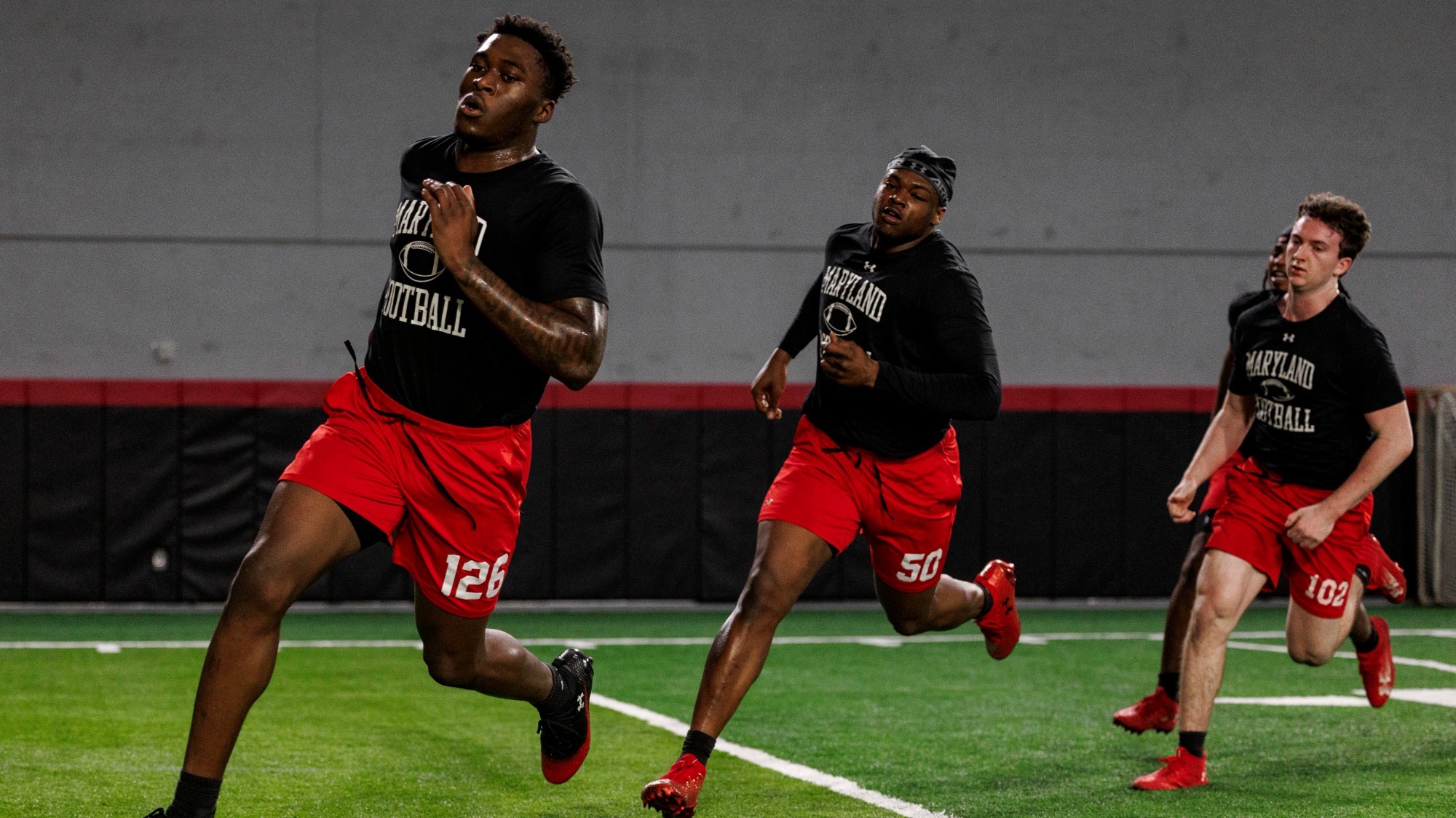 Maryland Football Winter Workouts - Zion Elee