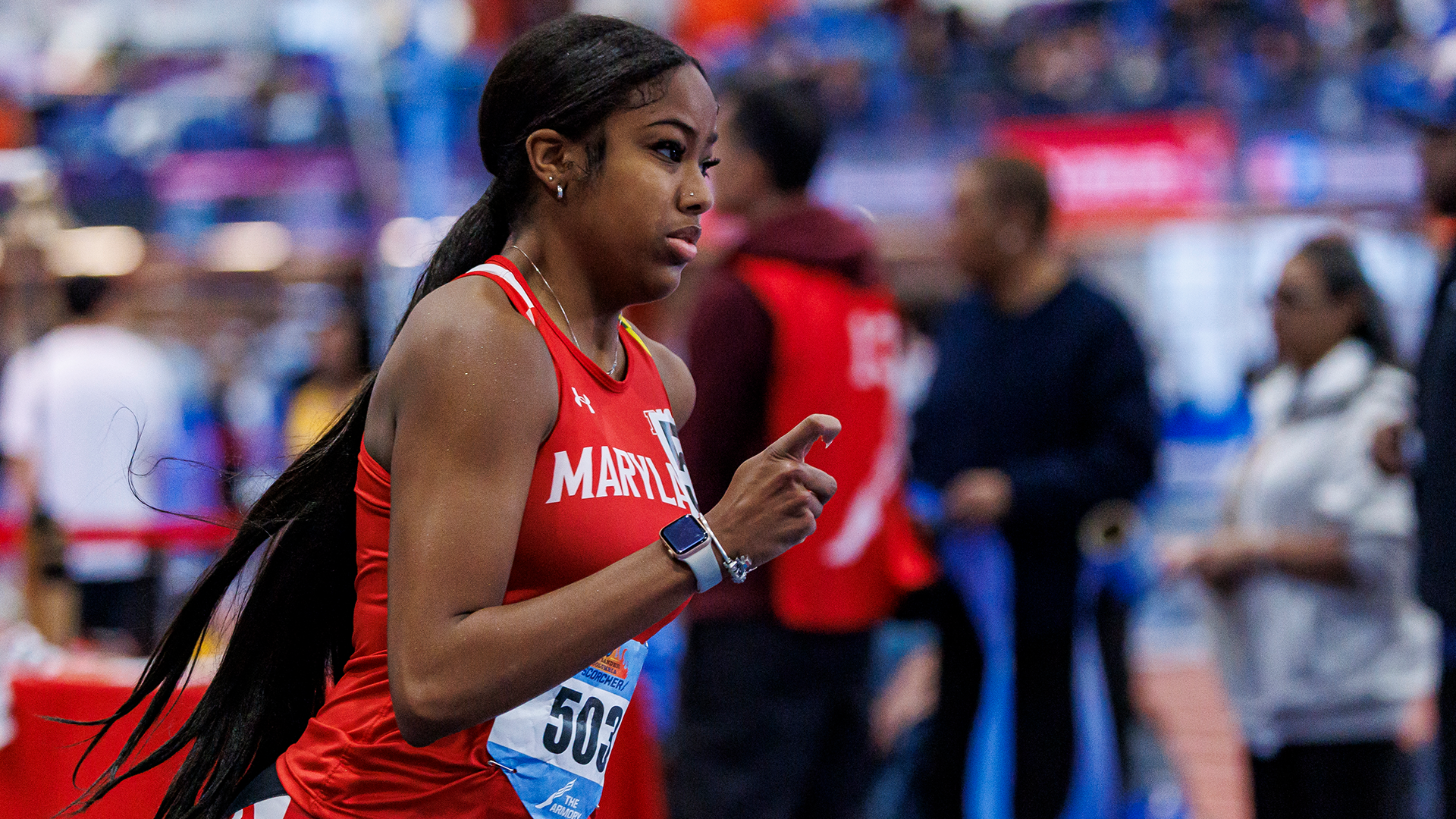 Taylor Riley competes at the Dr. Sander Scorcher